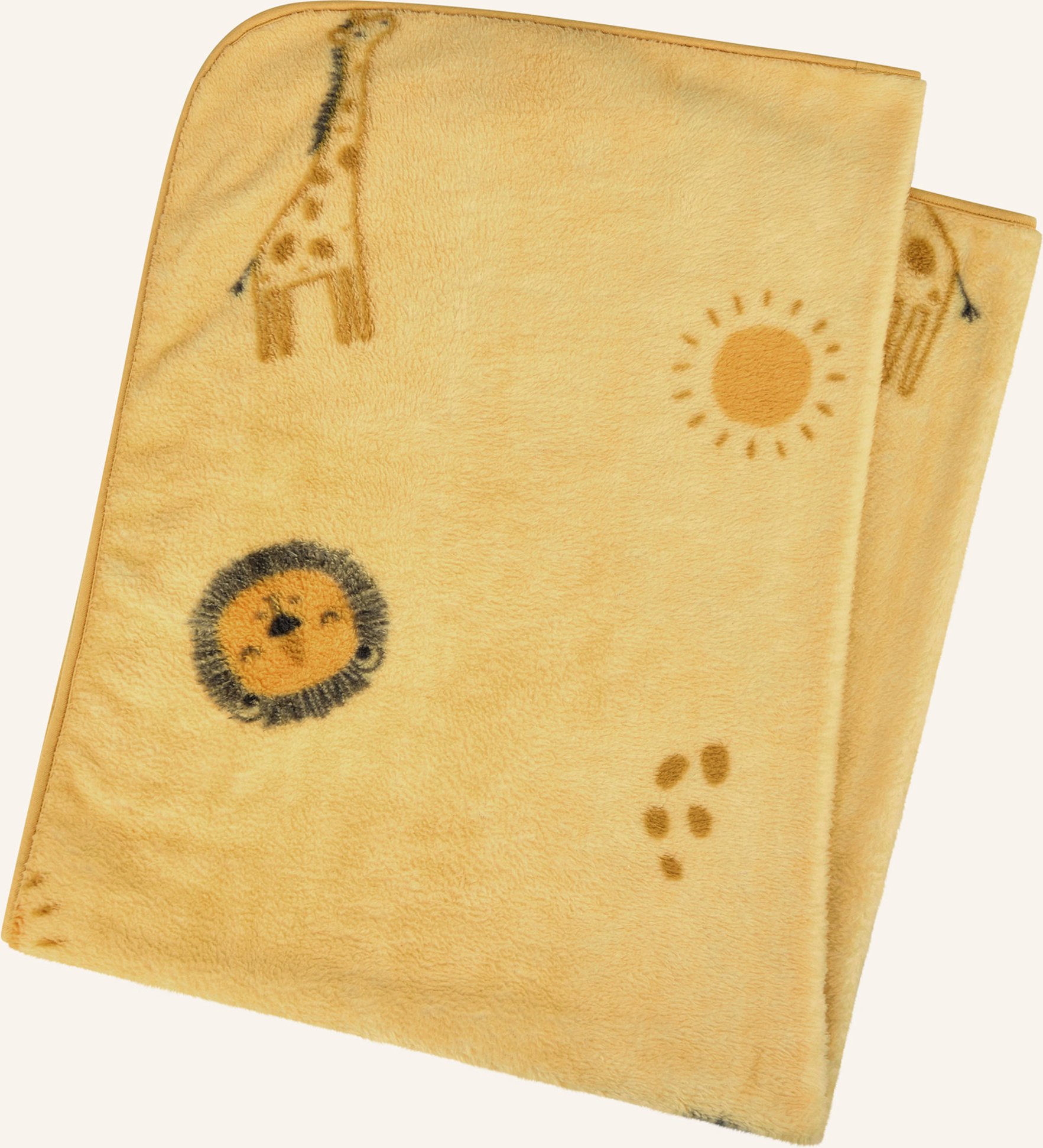 Thumbnail - Sterntaler Babydecke Safari gelb