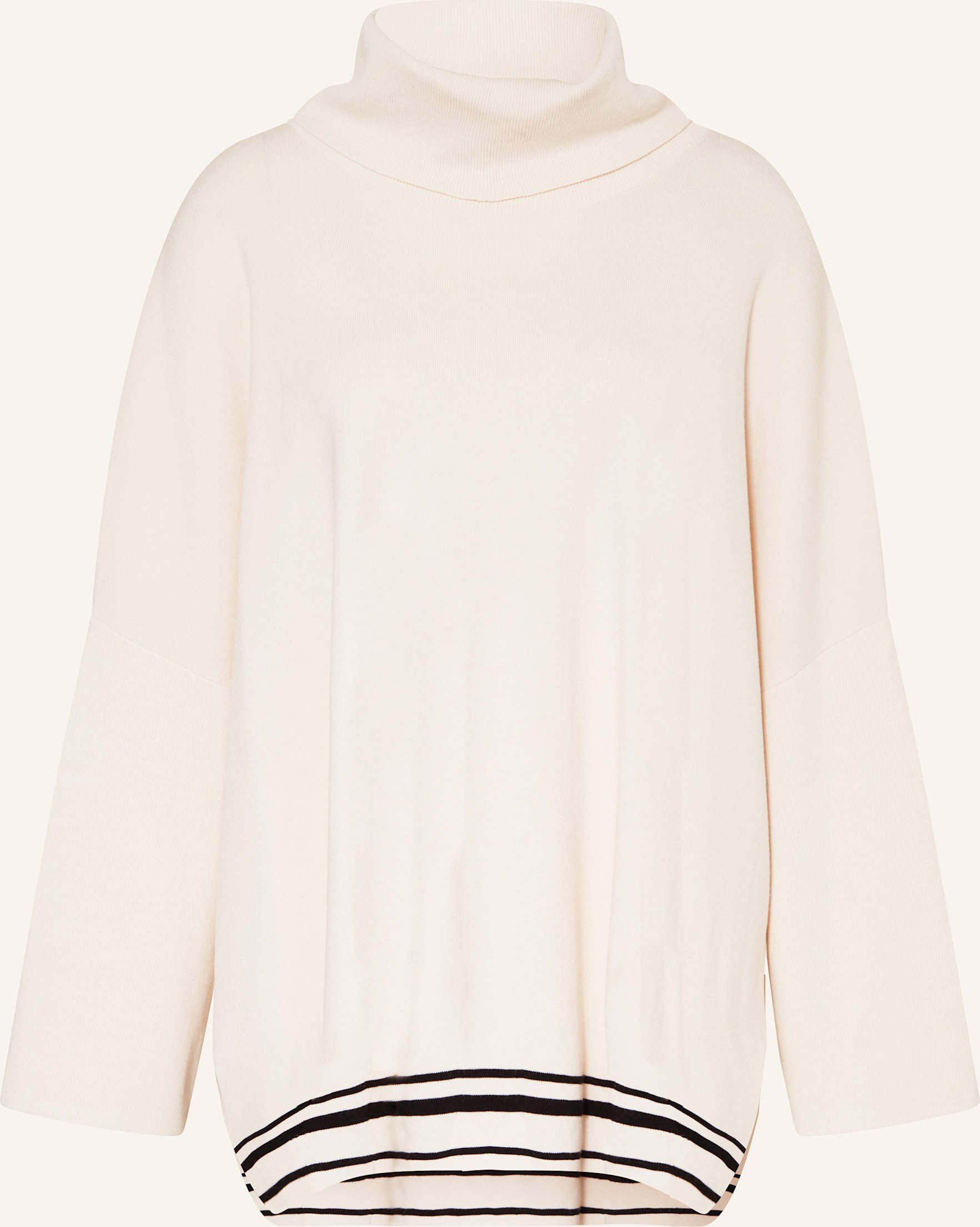 Thumbnail - Elena Miro Rollkragenpullover Mit 3/4-Arm weiss