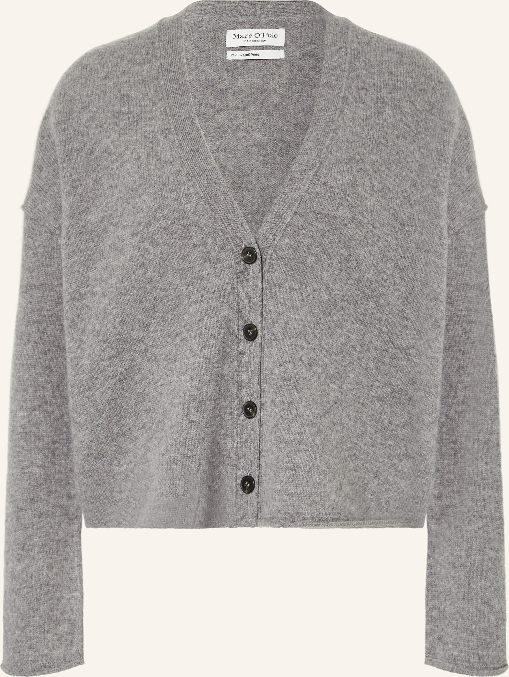 Thumbnail - Marc O'polo Strickjacke grau