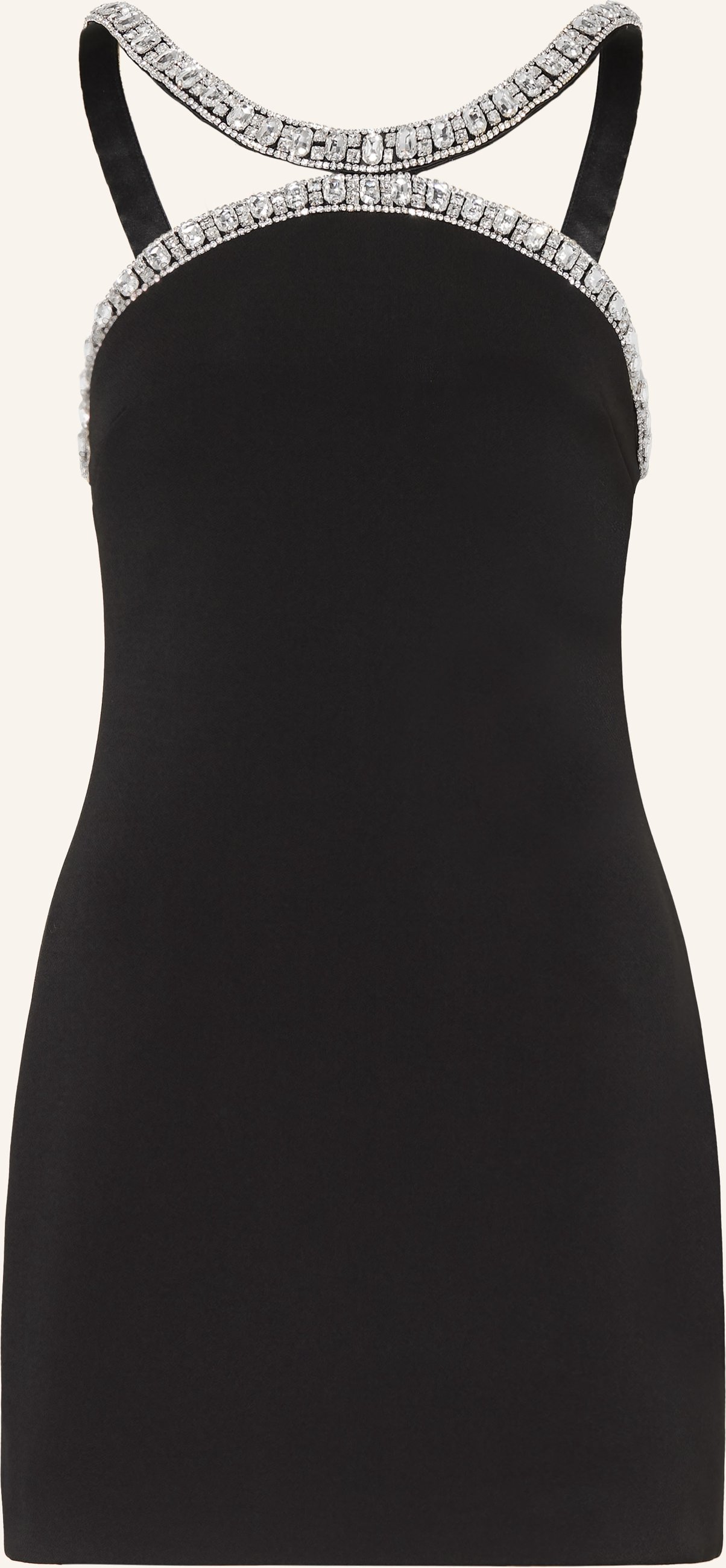 Retrofête Cocktailkleid Ailsa Mit Schmucksteinen schwarz