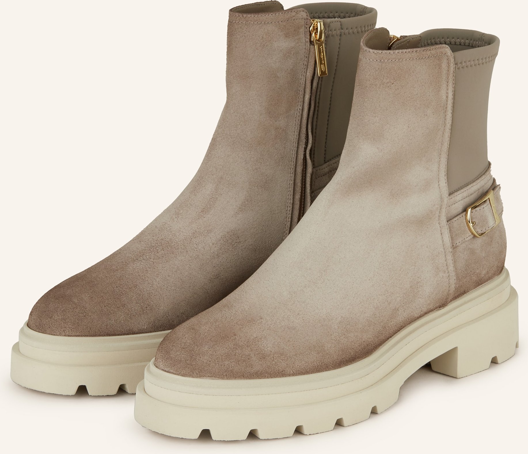 Santoni Boots Erinbtneop beige