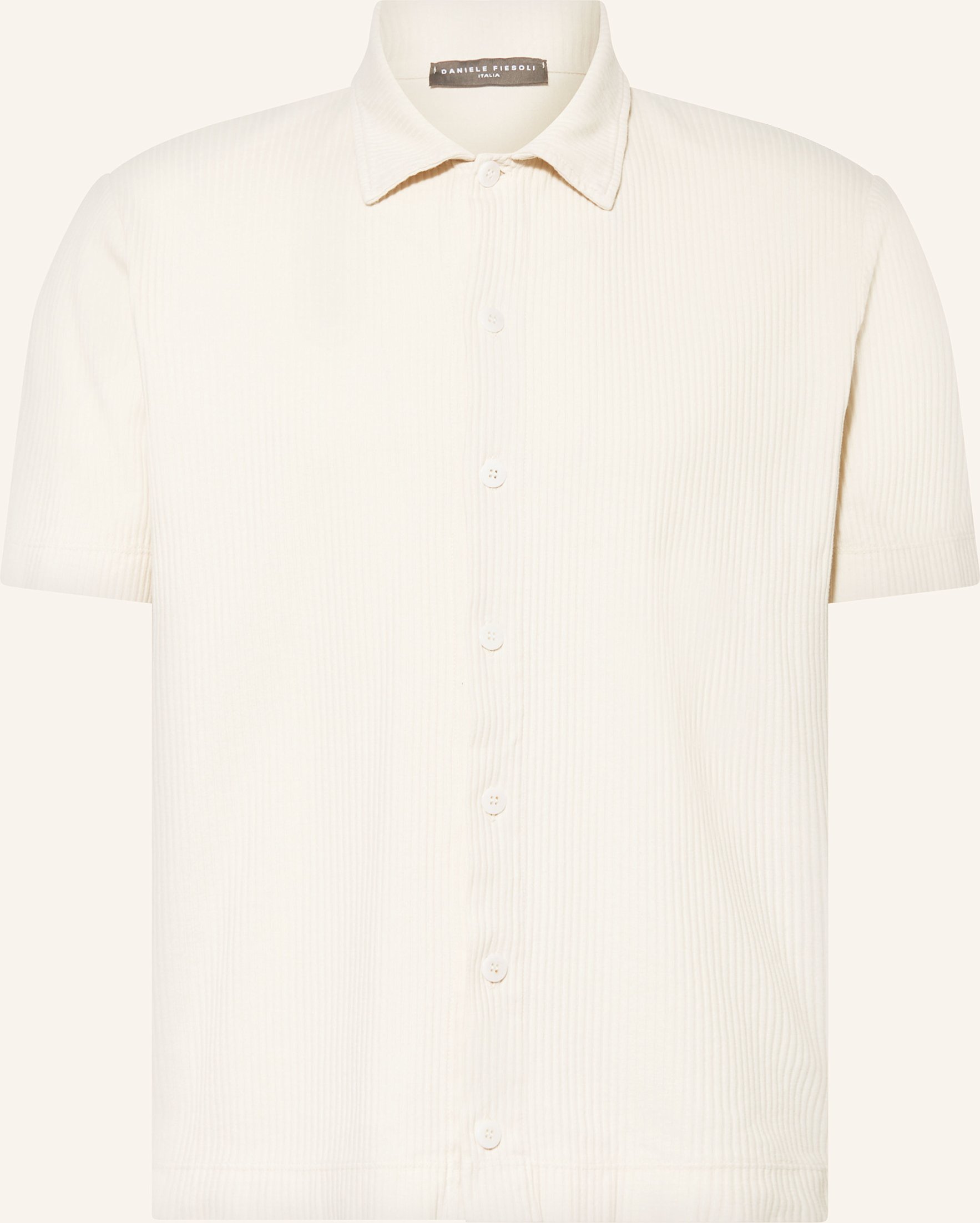 Daniele Fiesoli Kurzarm-Hemd Regular Fit weiss