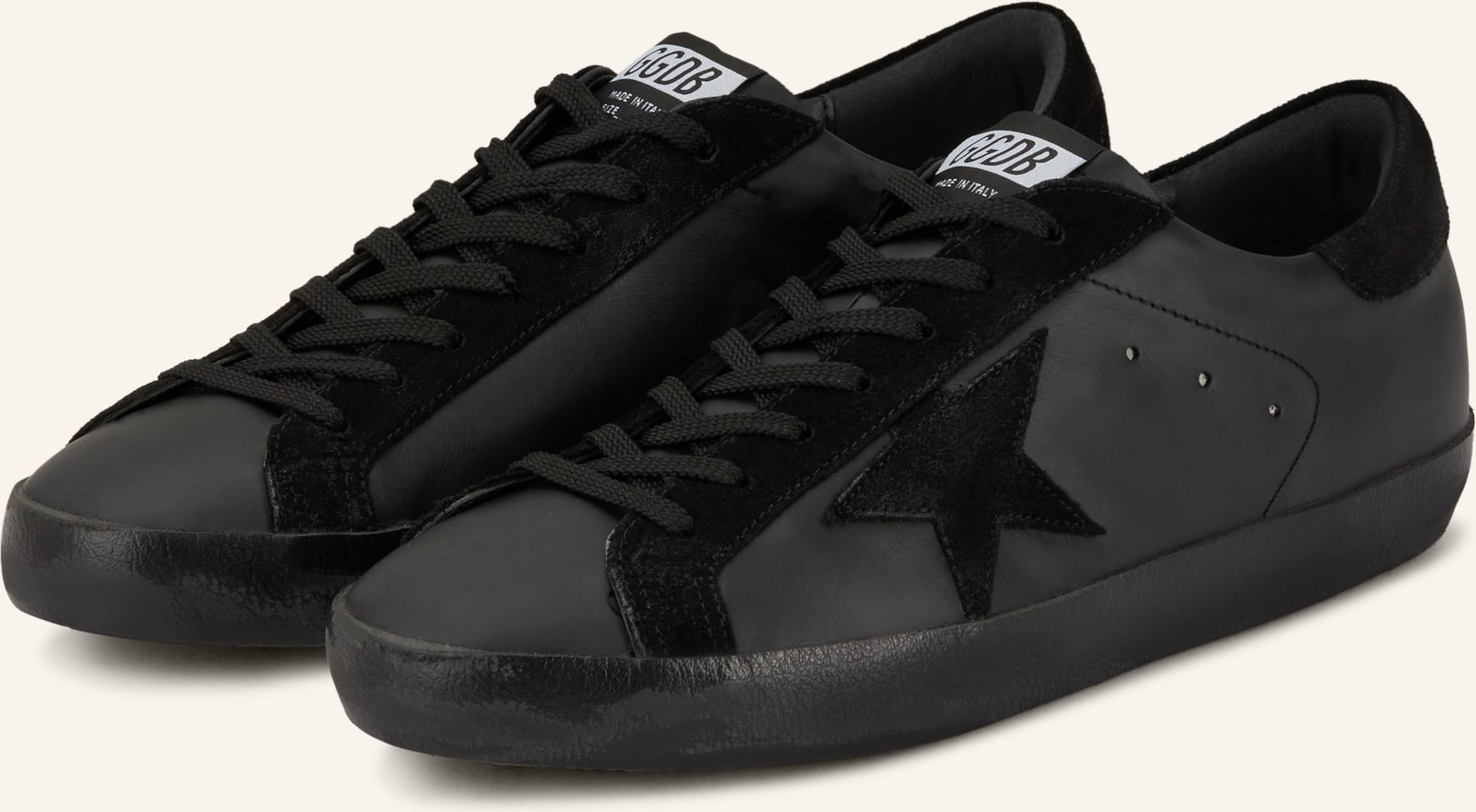 Golden Goose Sneaker Super-Star schwarz