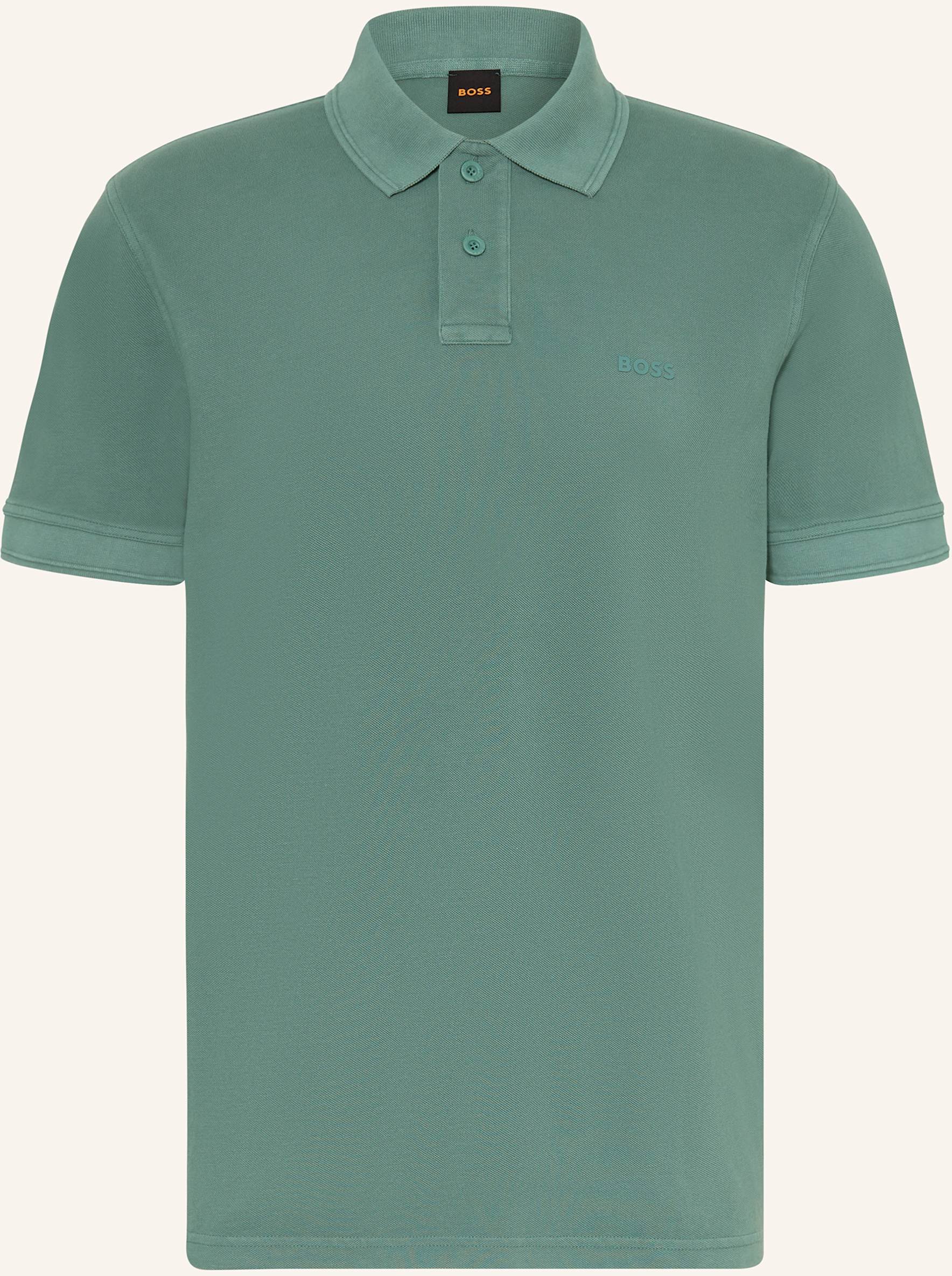 Boss Piqué-Poloshirt Prime gruen