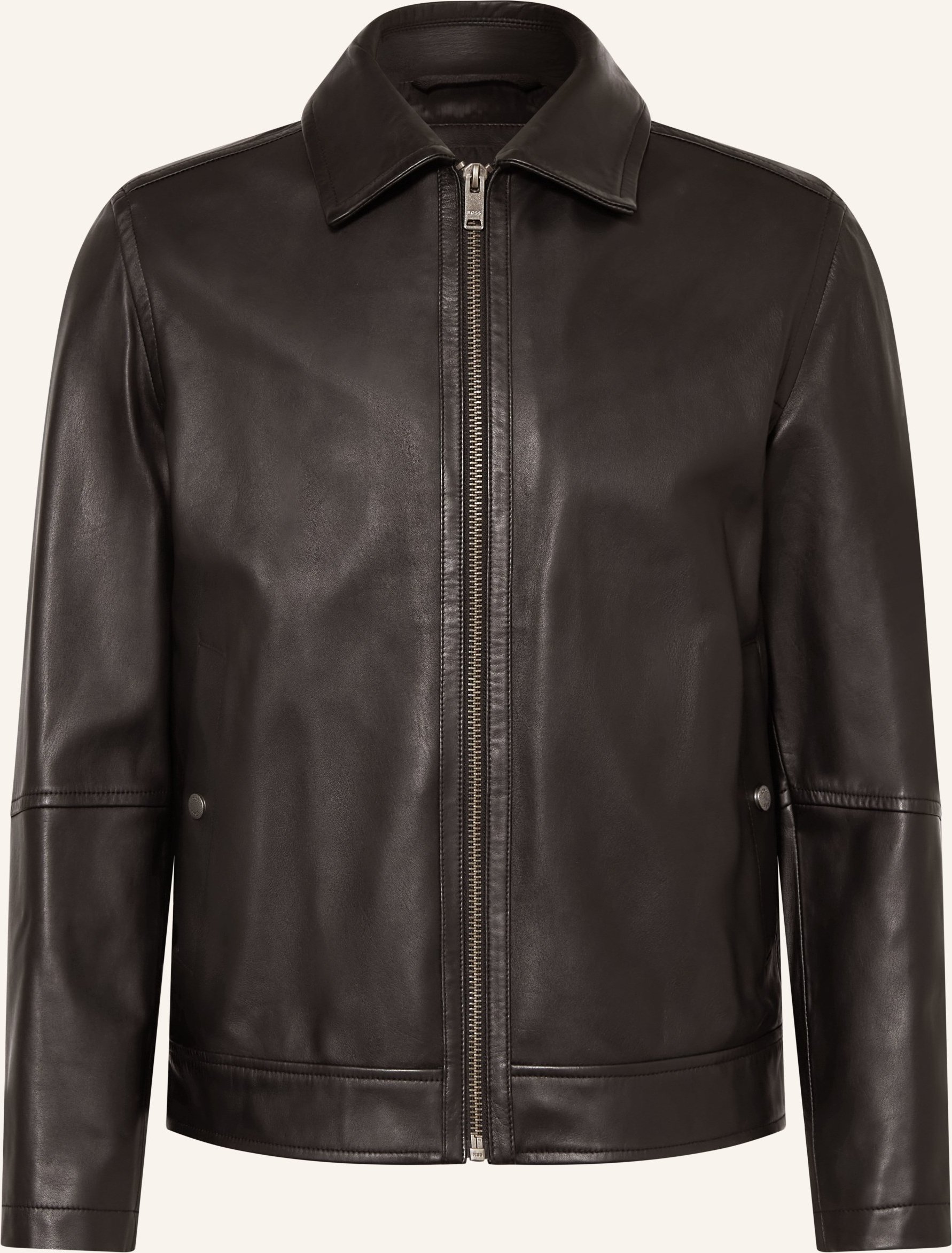 Thumbnail - Boss Lederjacke Jogear schwarz