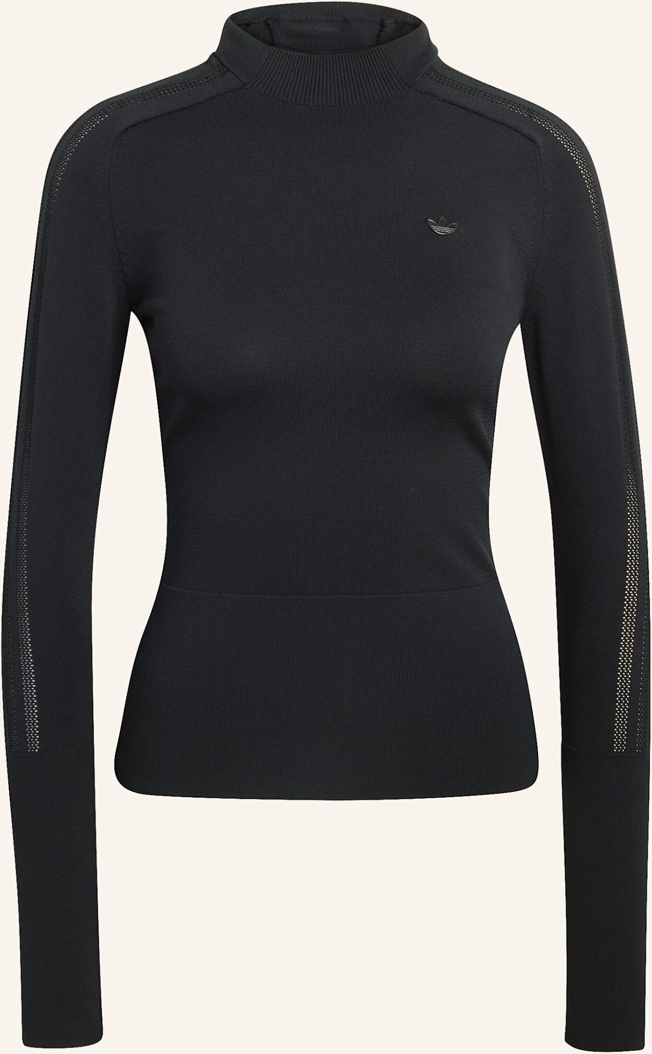 Adidas Originals Knitted Hooded Long Sleeve Pullover schwarz