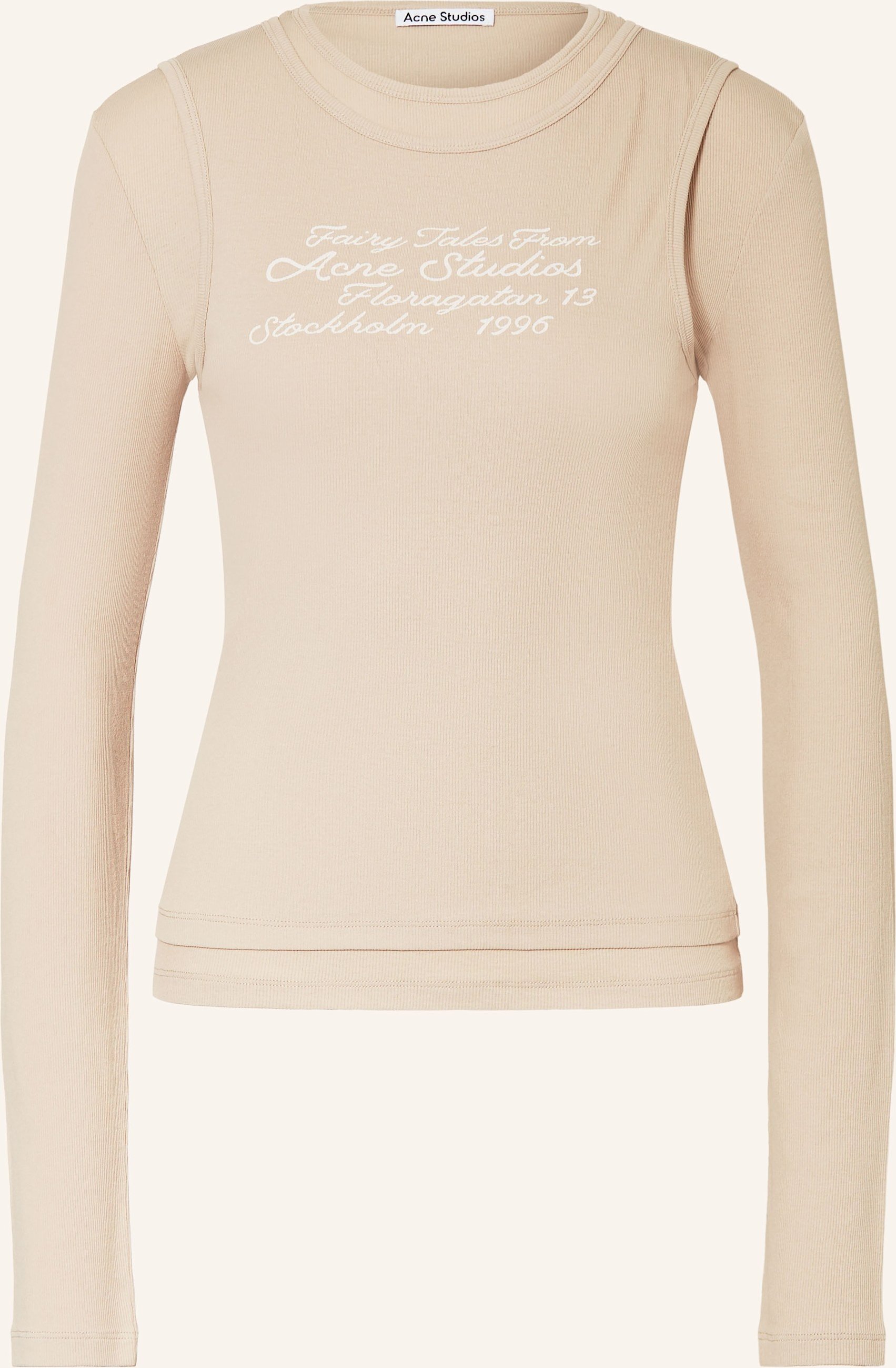 Thumbnail - Acne Studios Set: Longsleeve Und Top beige