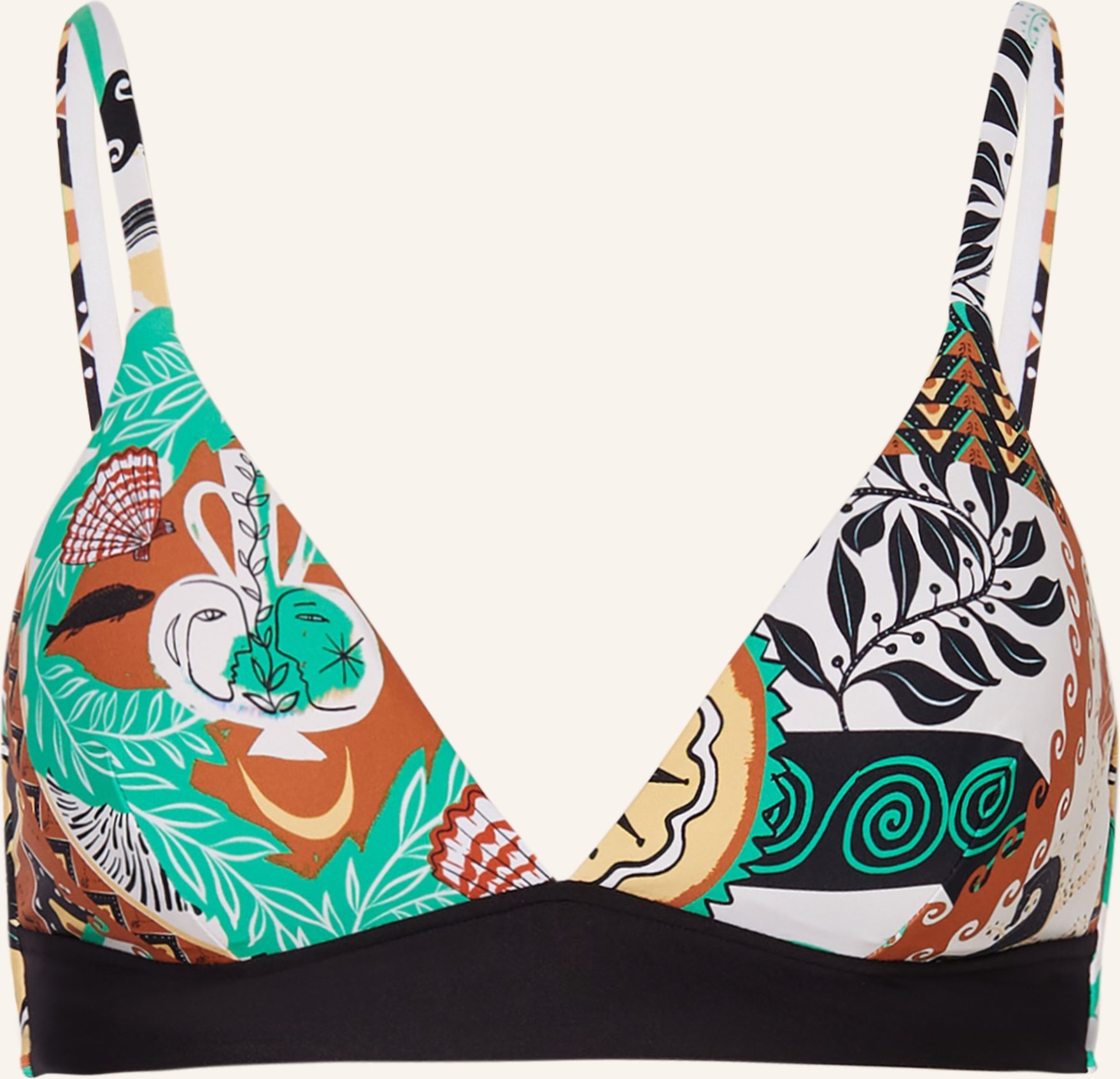 Seafolly Bralette-Bikini-Top Atlantis gruen