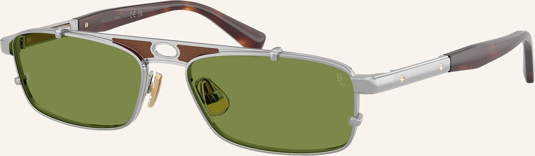 Brunello Cucinelli Sonnenbrille bc2010st silber