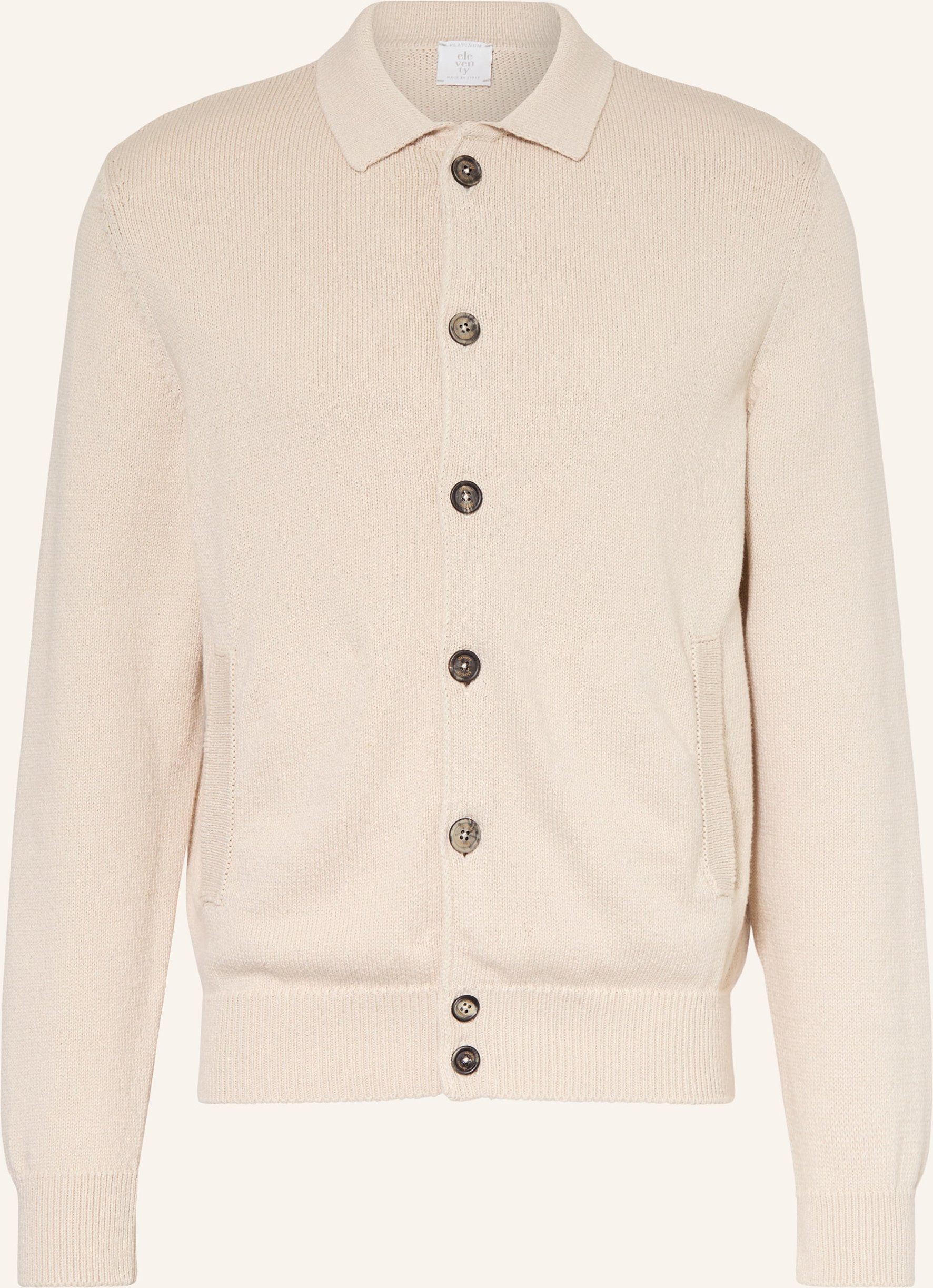 Eleventy Strickjacke beige