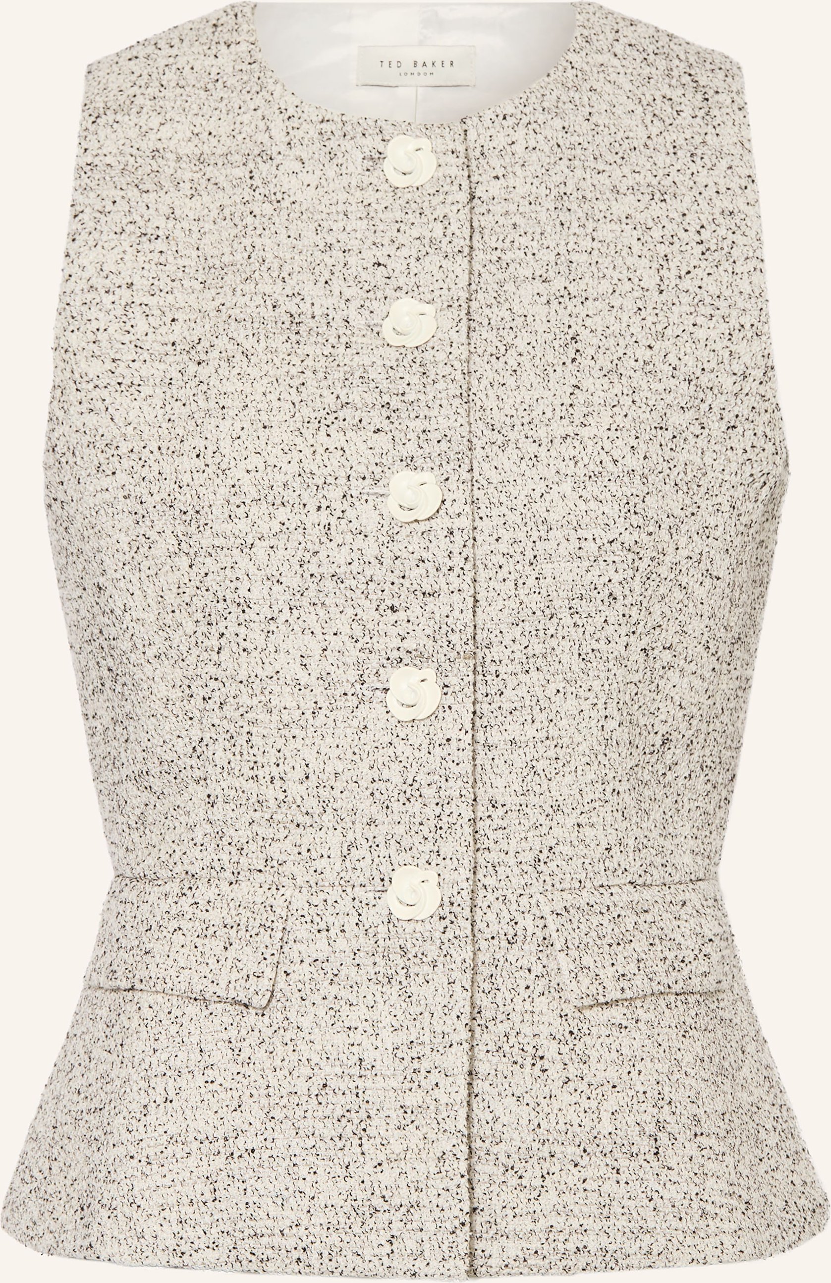 Ted Baker Blazerweste Ekaaw Aus Tweed grau