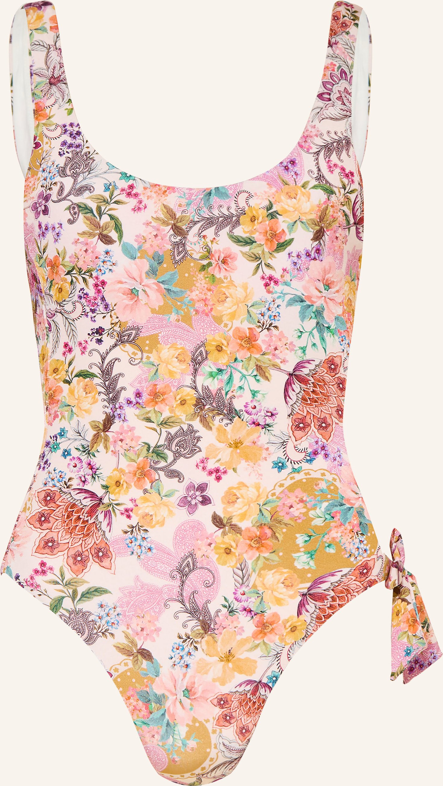 Watercult Badeanzug Pretty Boho Mit Cut-Out rosa