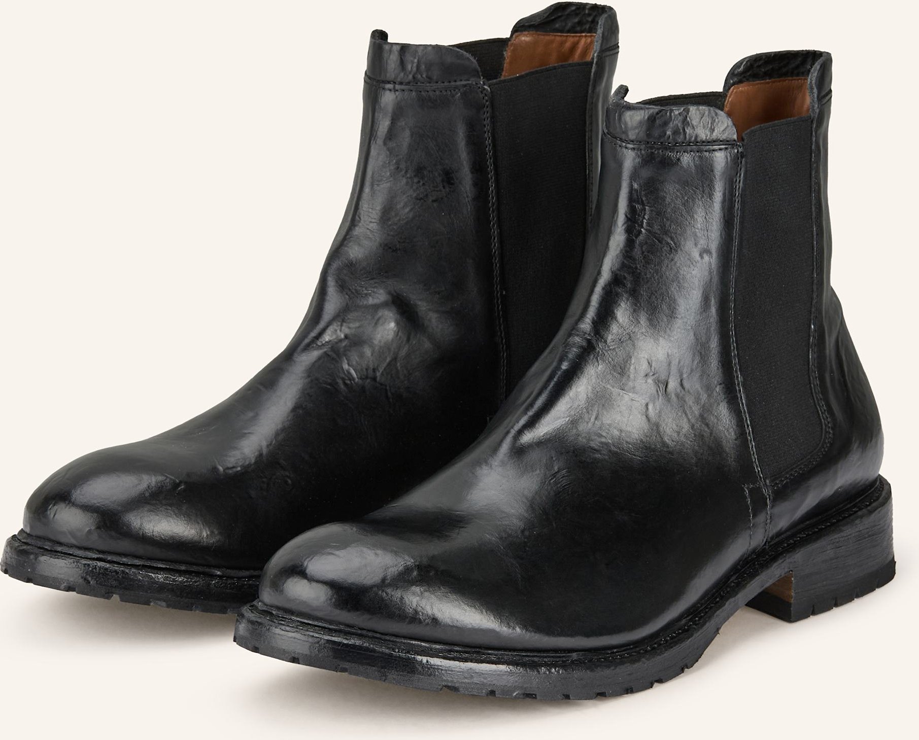 Cordwainer Chelsea-Boots schwarz