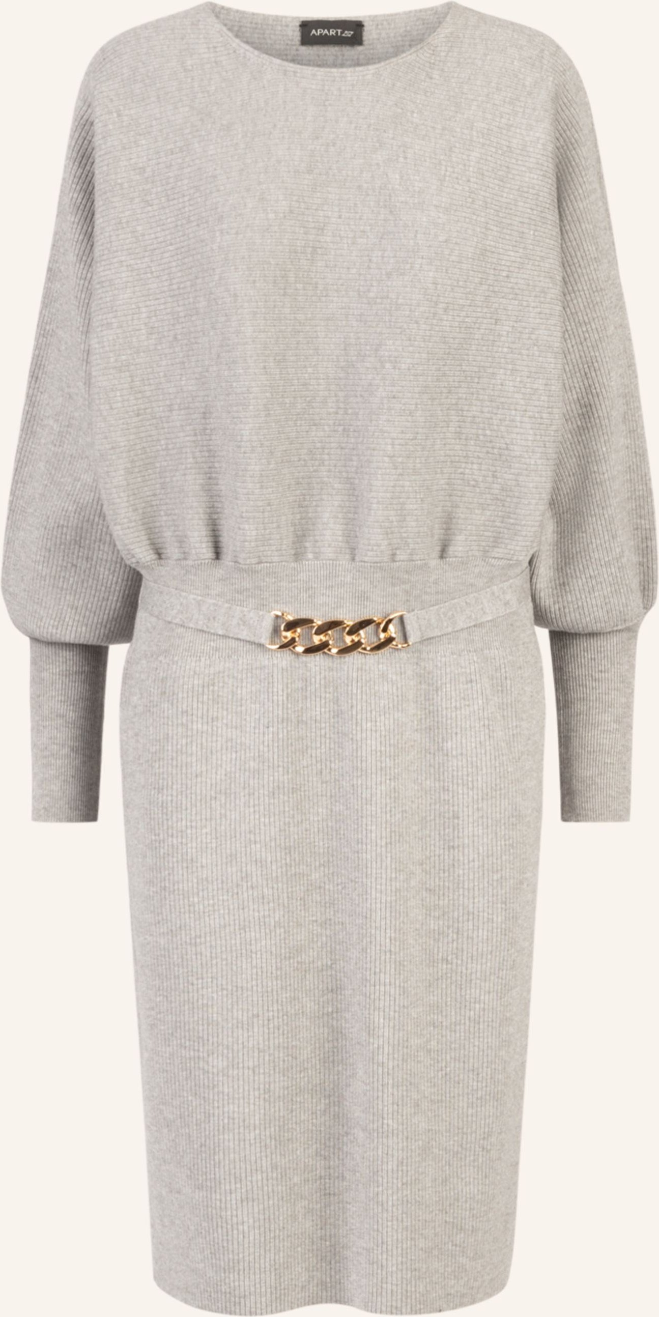 Apart Strickkleid grau