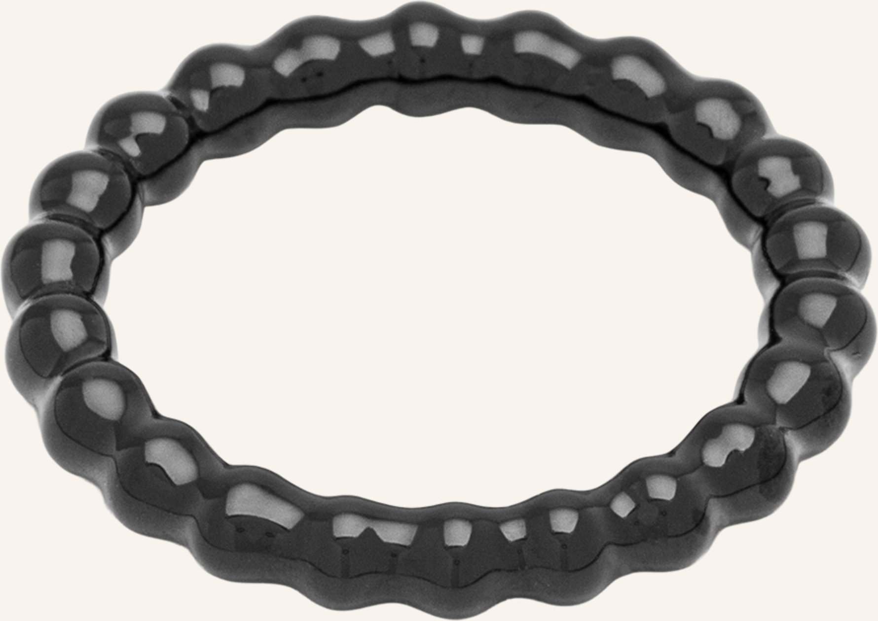 Lulu Copenhagen Ring Color Ball schwarz