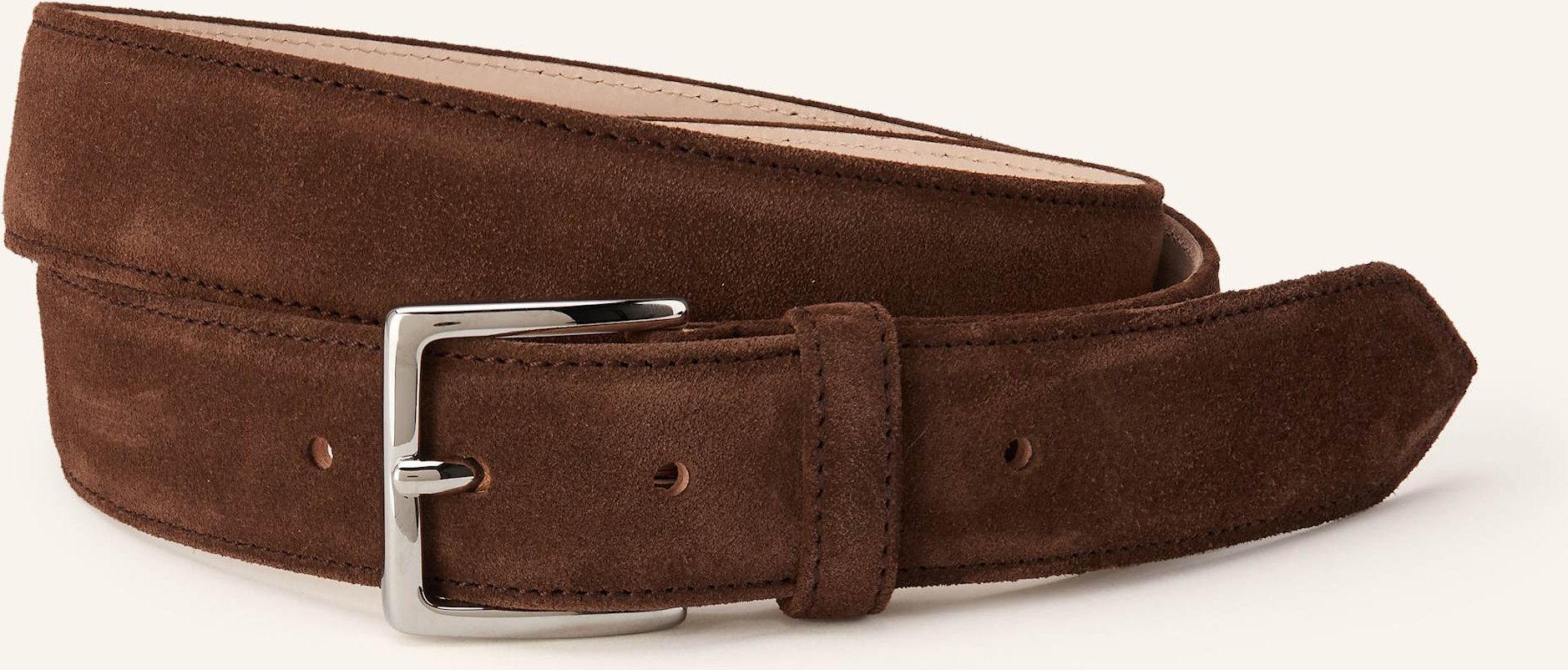 Kreis Ledergürtel braun