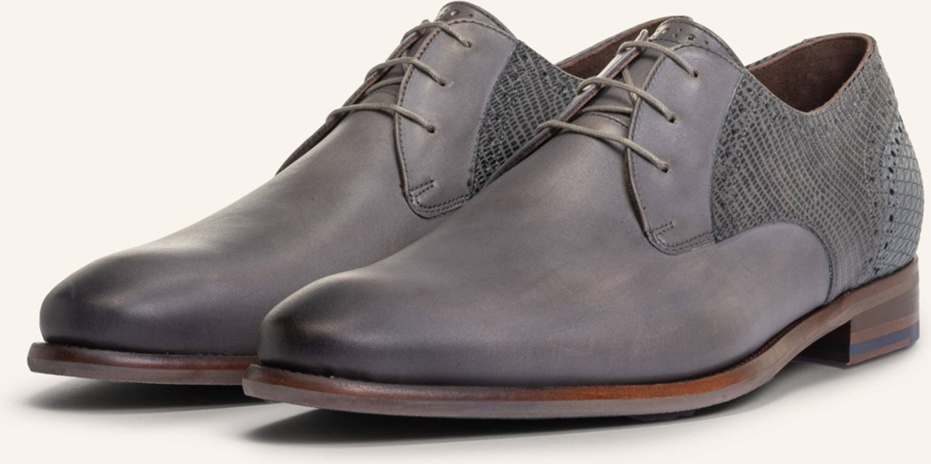 Floris Van Bommel Schnürer De Stapper 39 grau