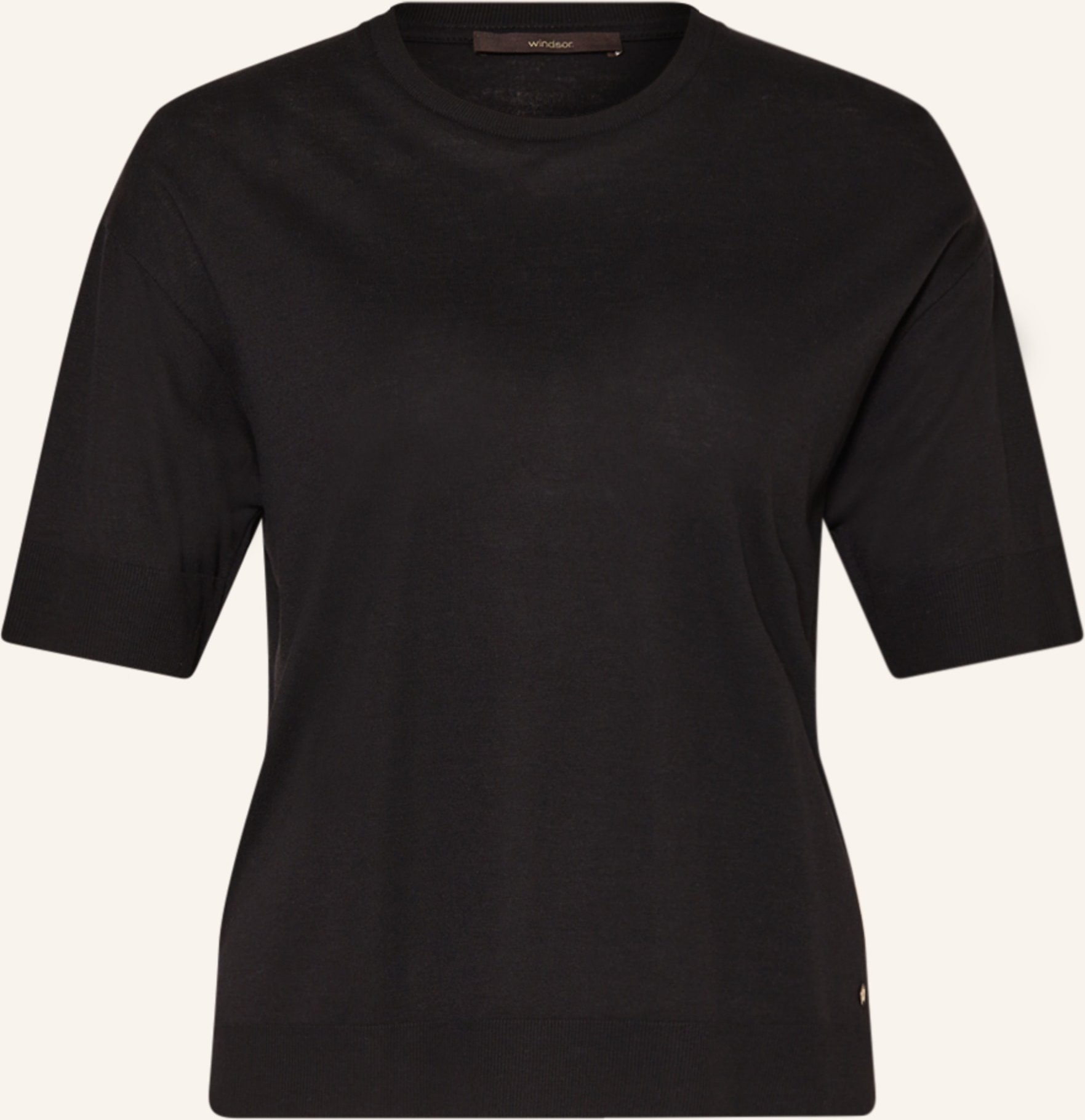 Windsor. T-Shirt schwarz