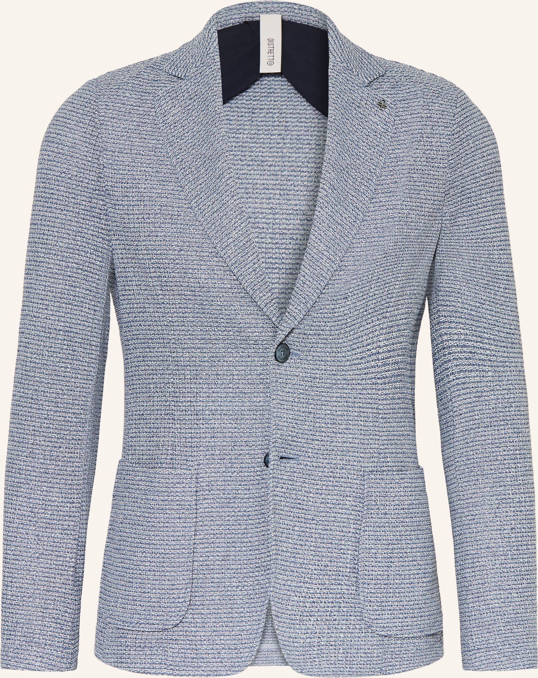 Distretto 12 Tweed-Sakko Extra Slim Fit blau