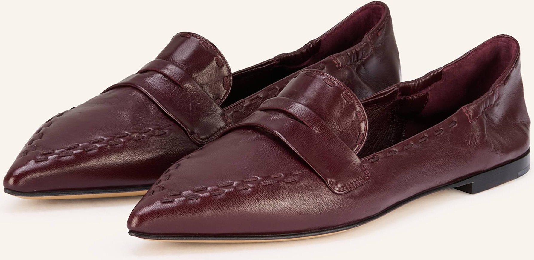 Thumbnail - Pomme D'or Penny-Loafer Ingrid rot