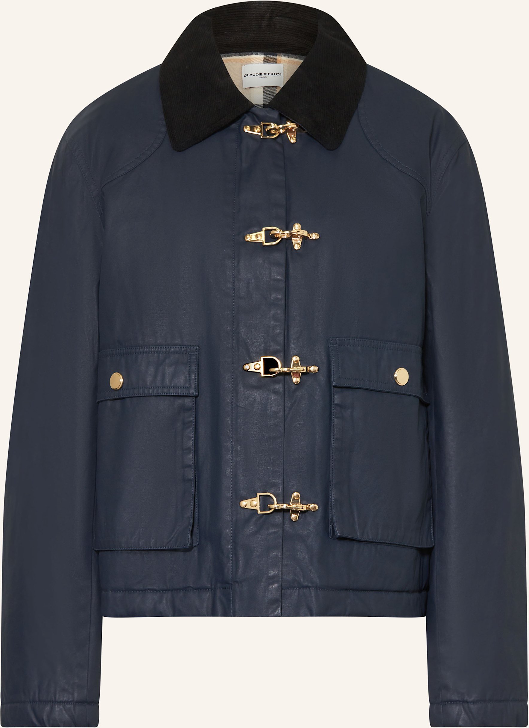Thumbnail - Claudie Pierlot Kastenjacke blau