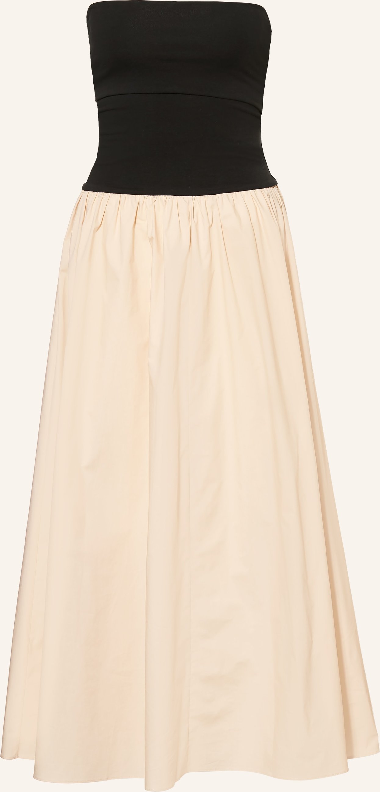 By Malene Birger Off-Shoulder-Kleid Marc beige