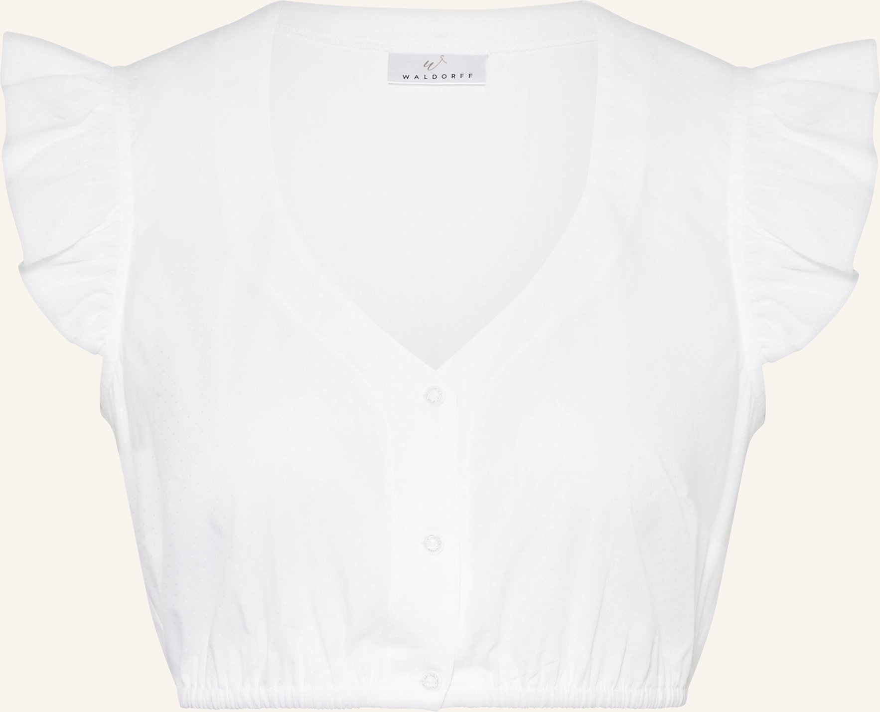 Thumbnail - Waldorff Dirndlbluse Mit Volants weiss
