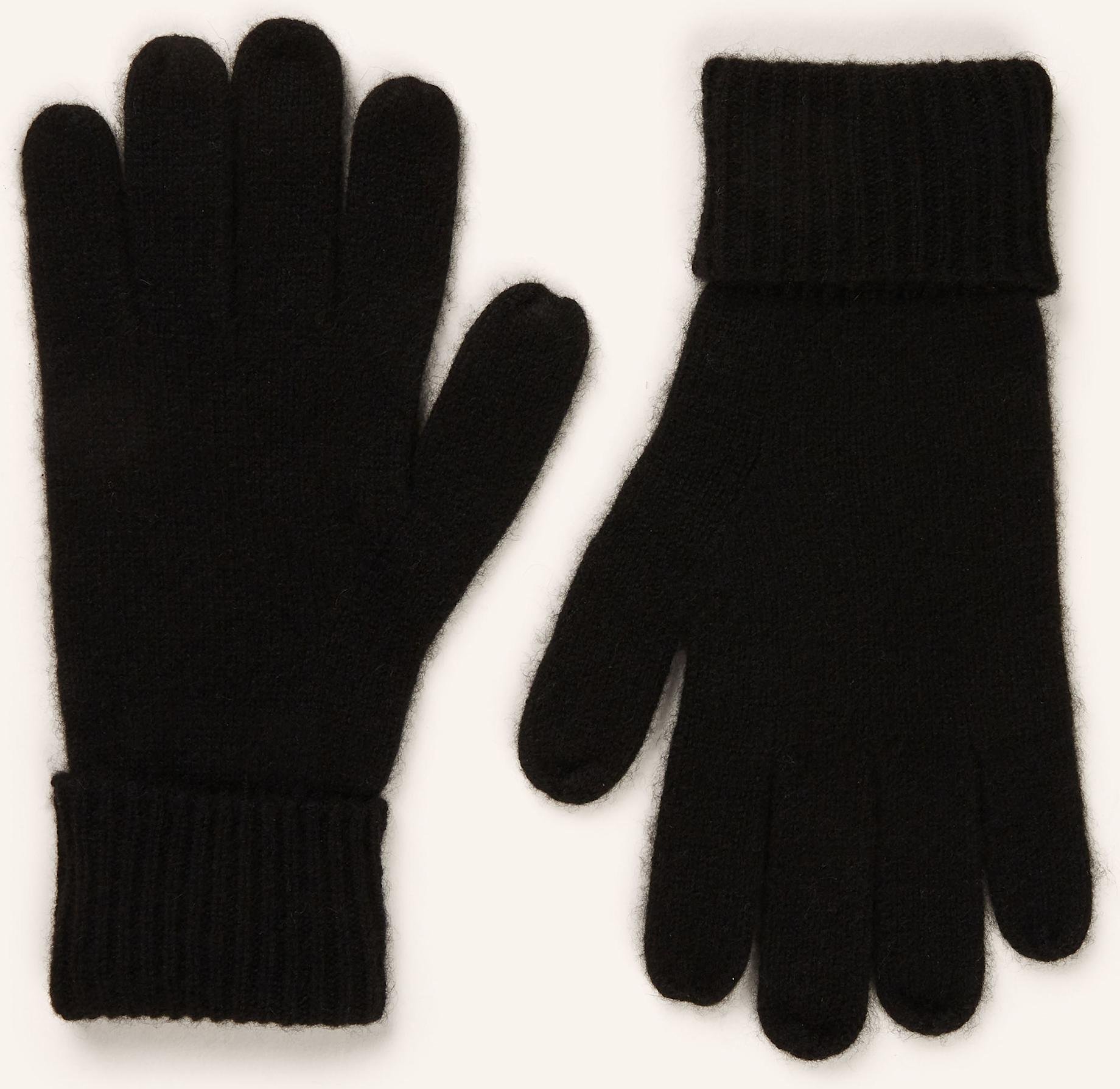 Ba&Sh Handschuhe Cimon Aus Cashmere schwarz