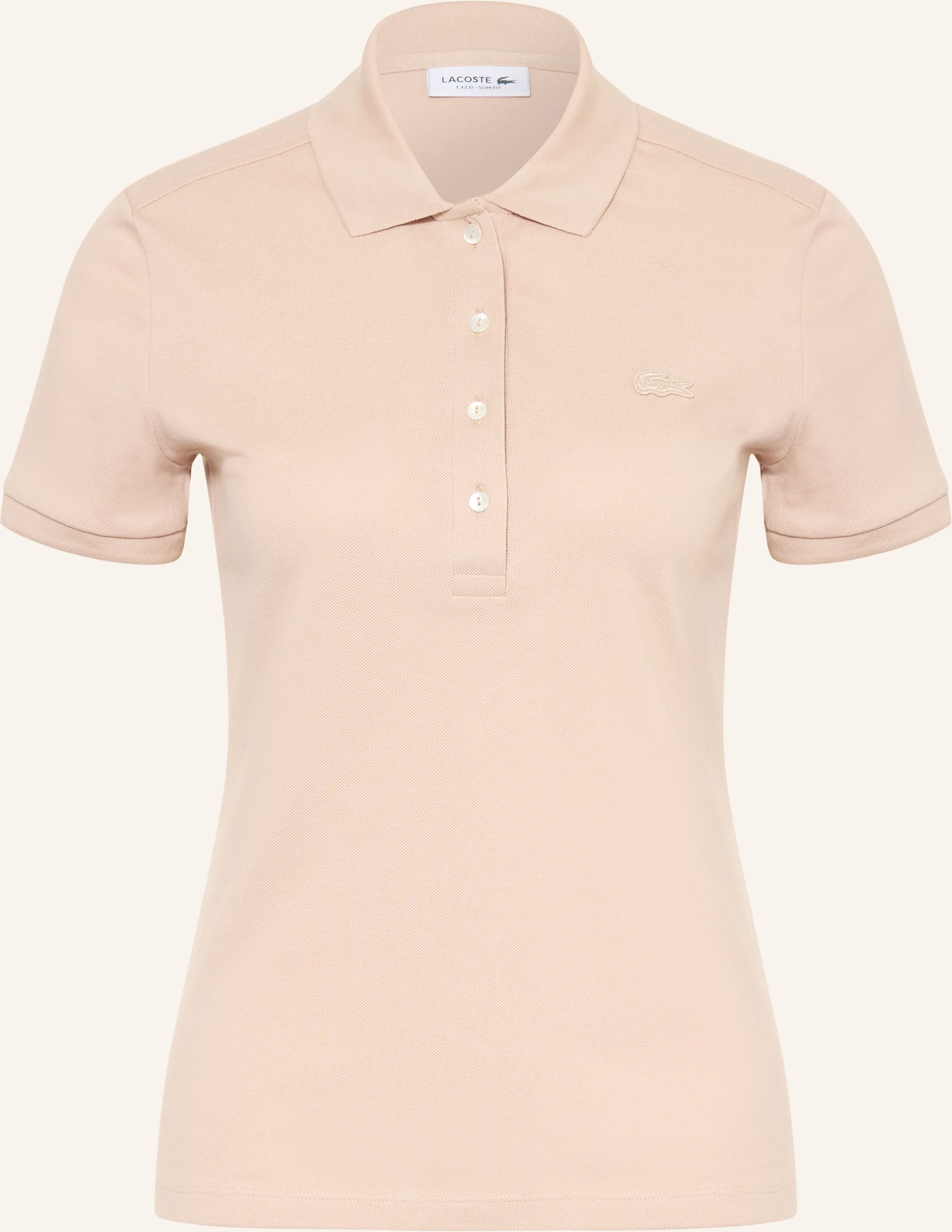 Lacoste Piqué-Poloshirt braun