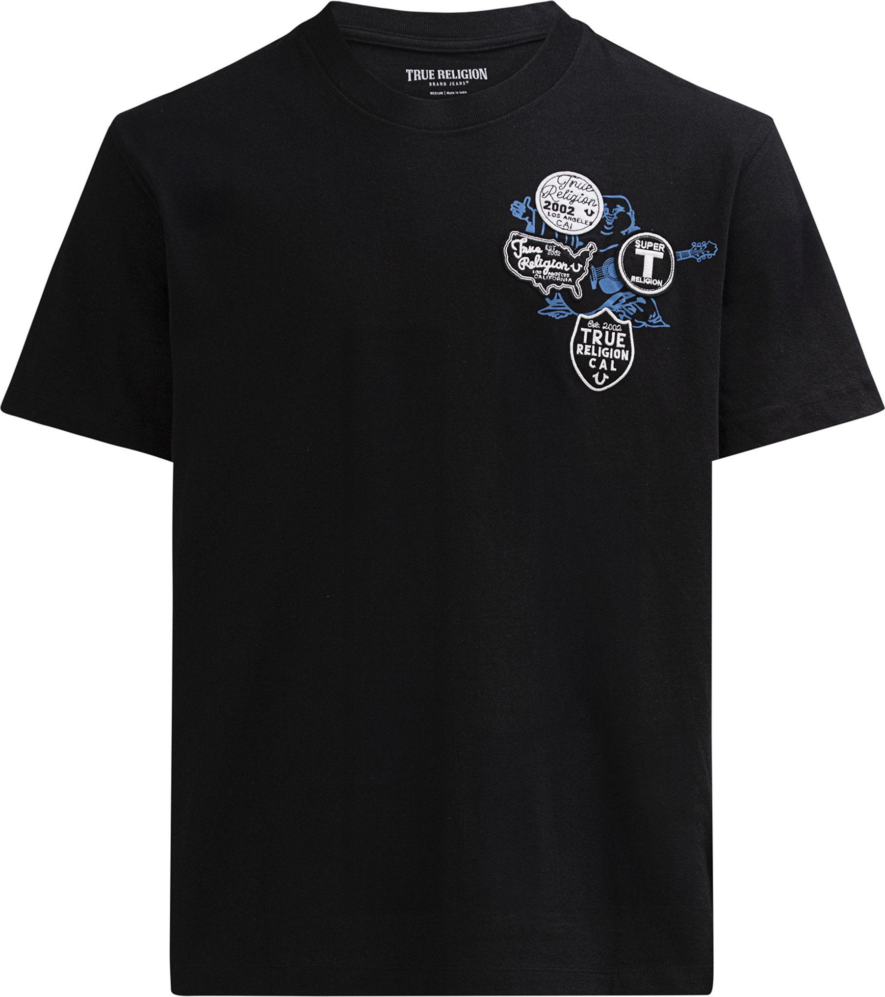 True Religion T-Shirt University schwarz