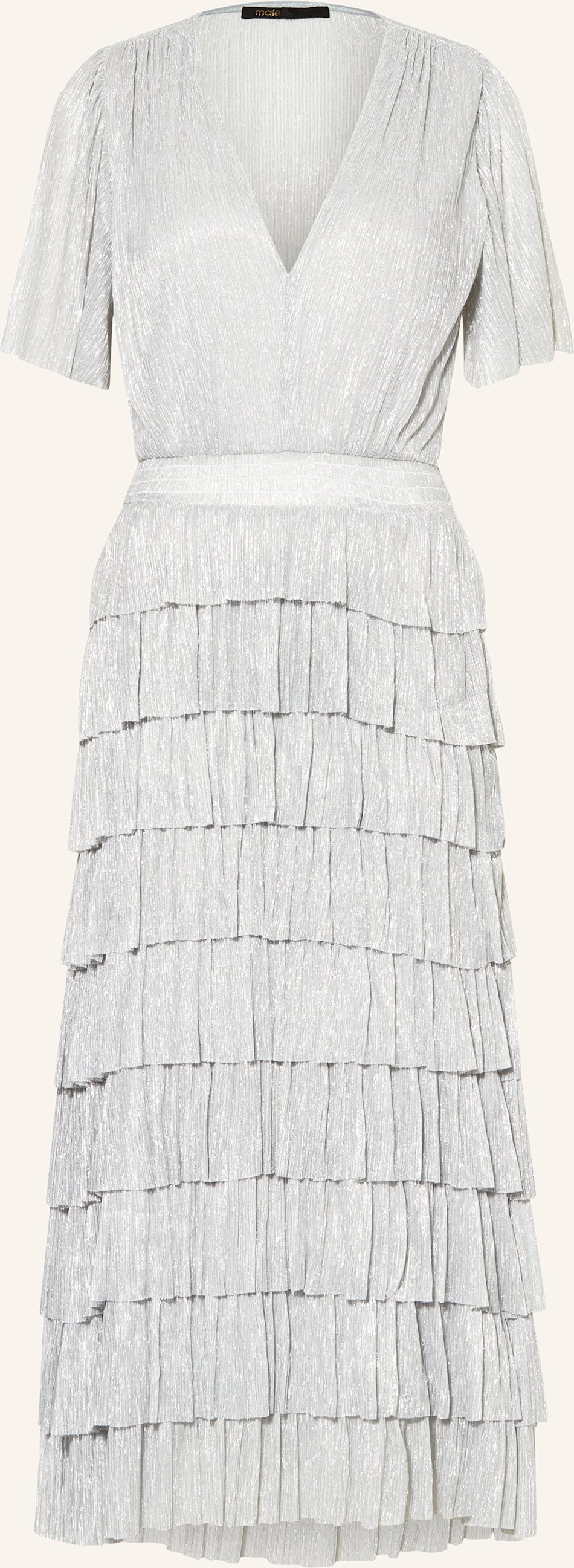 Maje Cocktailkleid silber