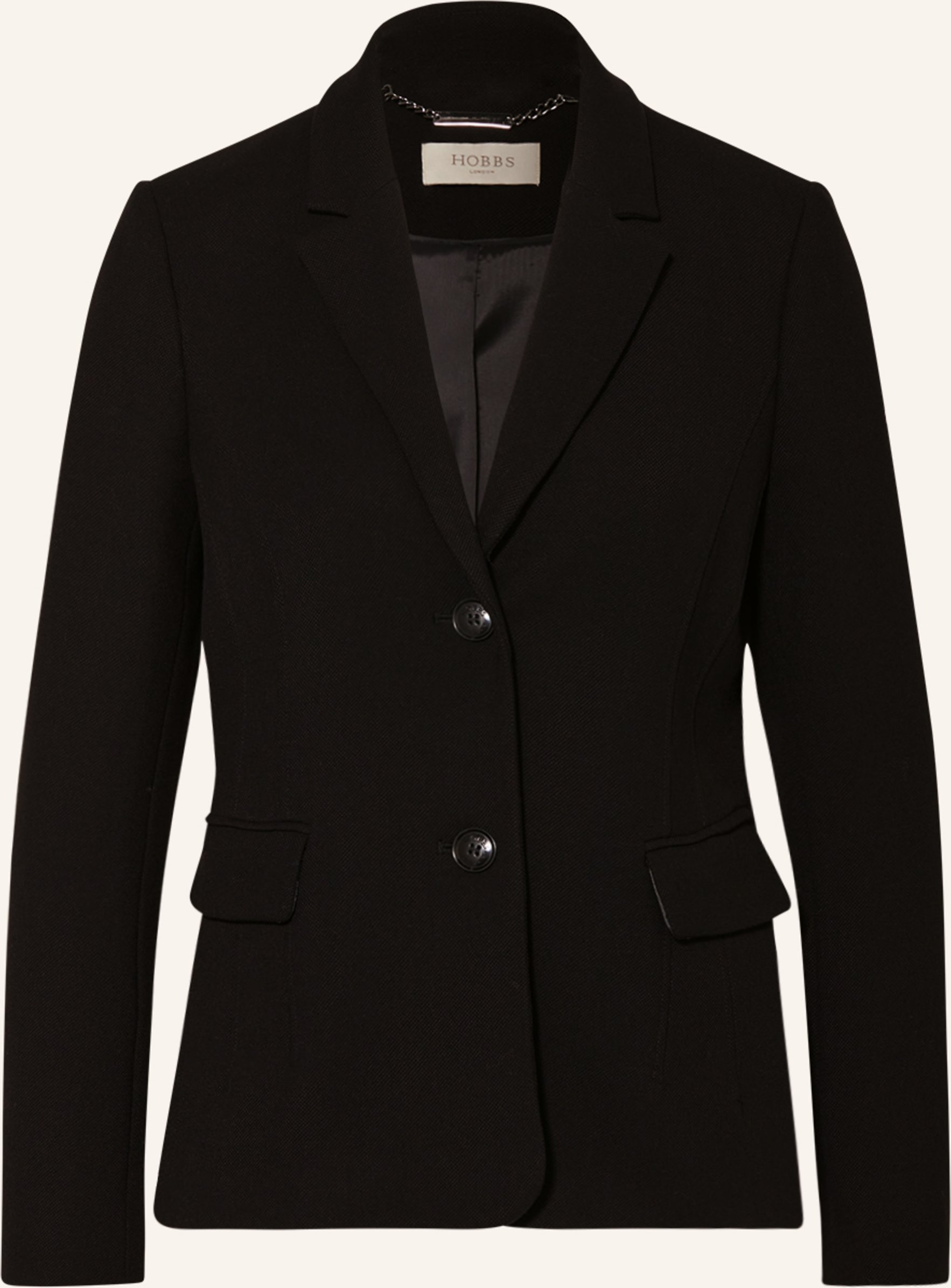 Hobbs Piqué-Blazer Charley schwarz