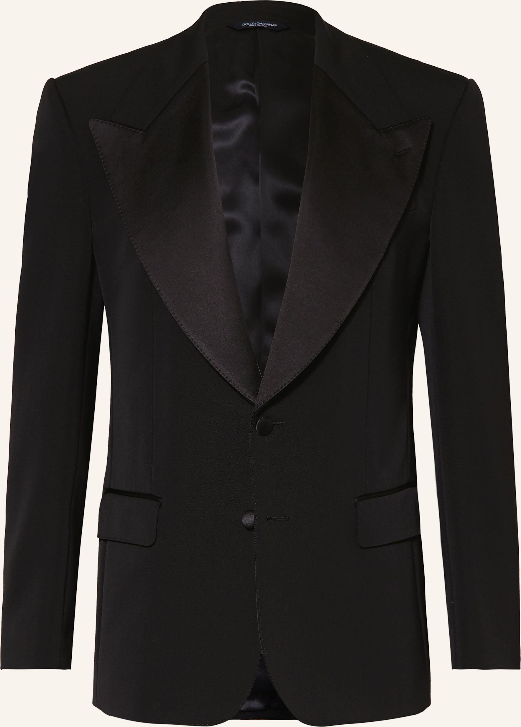 Thumbnail - Dolce & Gabbana Smoking-Sakko Regular Fit schwarz
