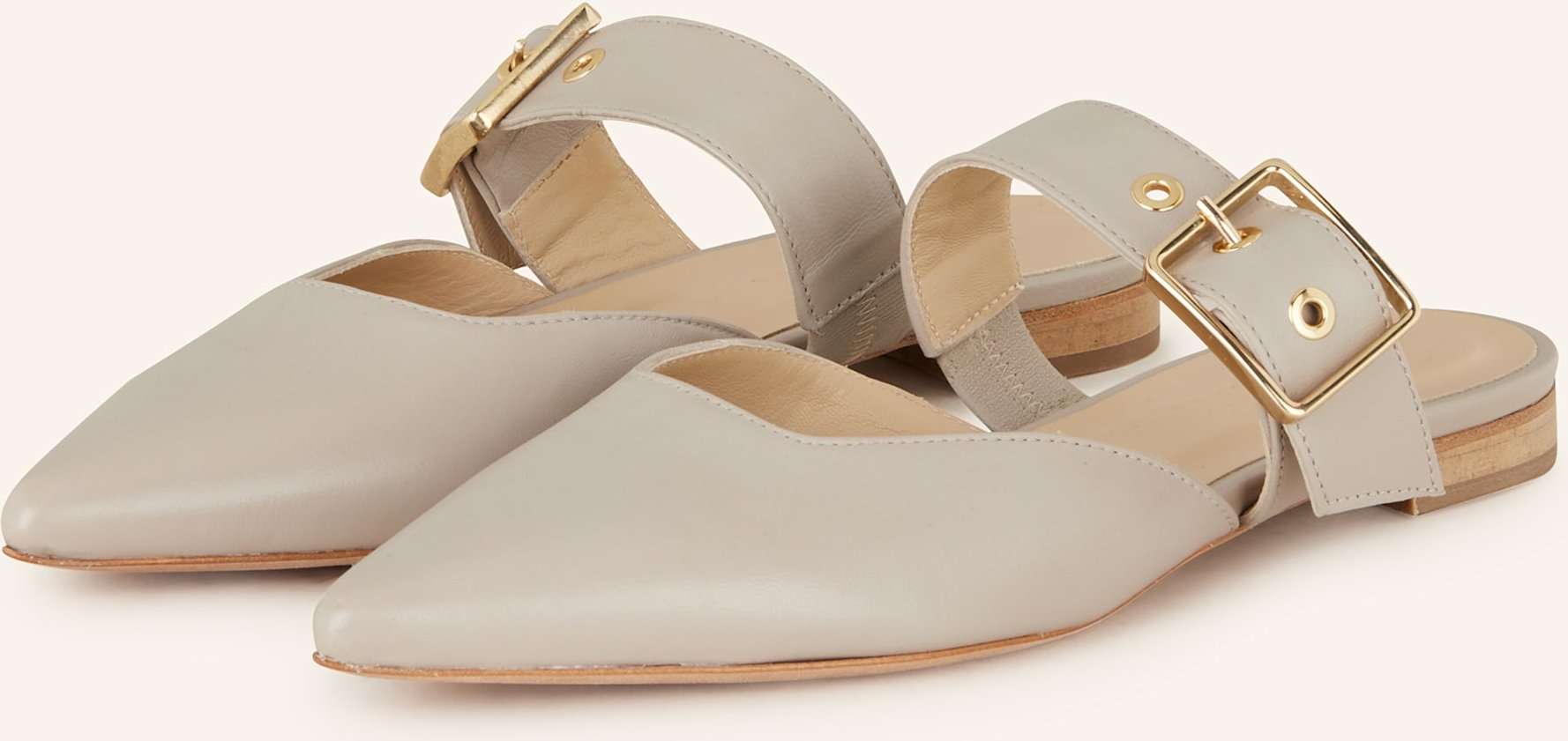 Thea Mika Mules Avena beige