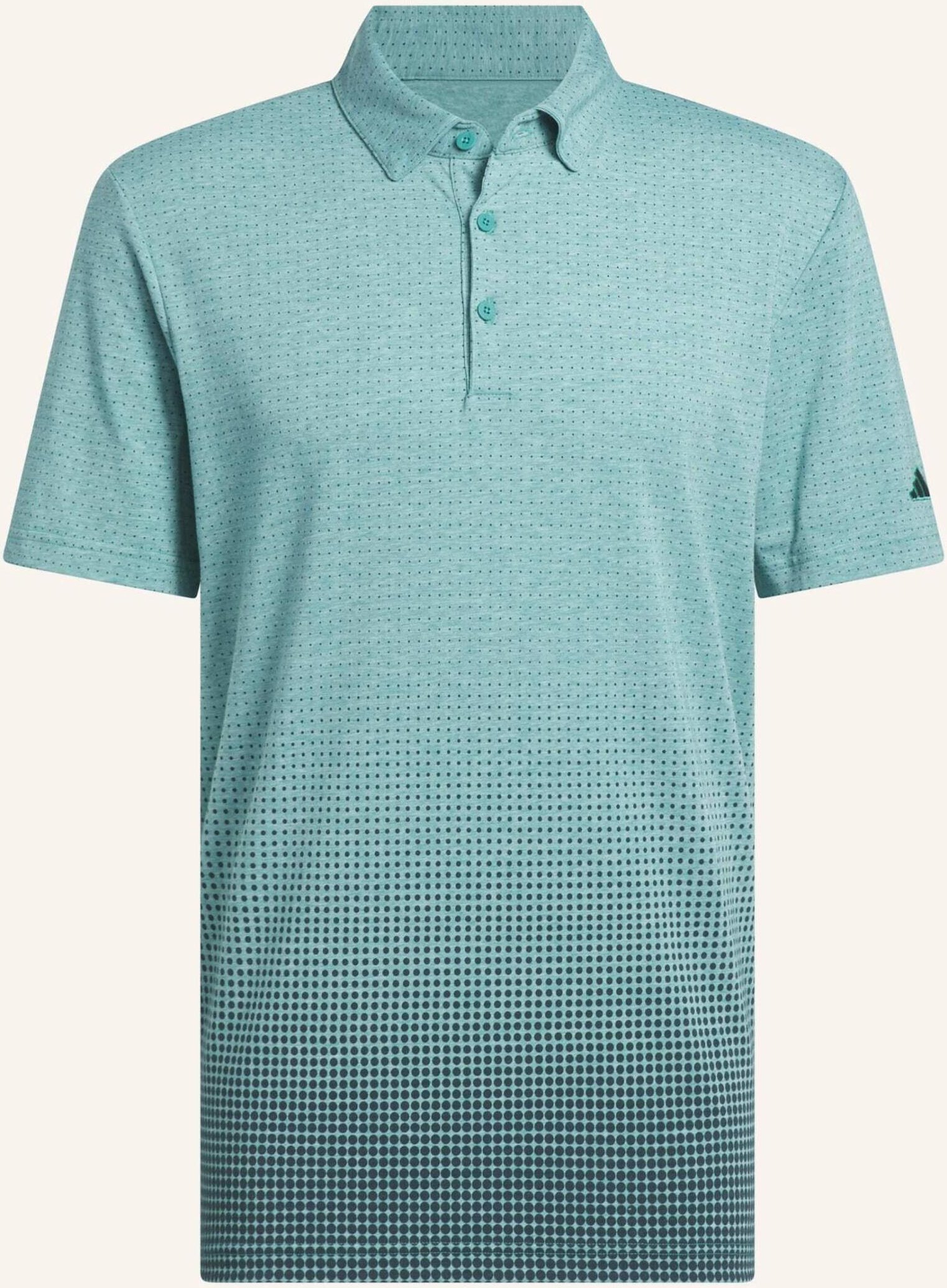 Thumbnail - Adidas Go-To Rise Print Poloshirt gruen