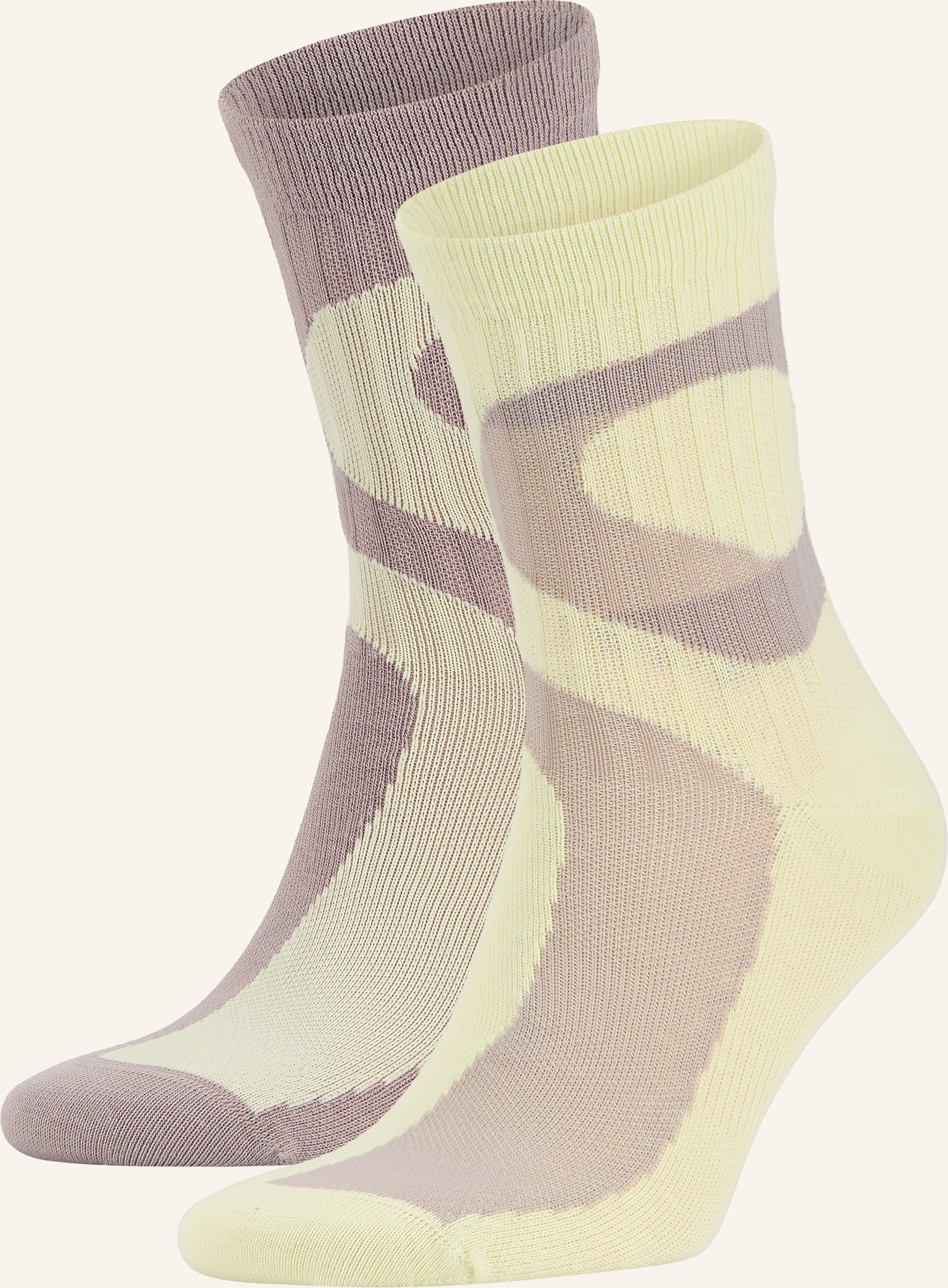 On 2er-Pack Laufsocken Liquid Logo grau