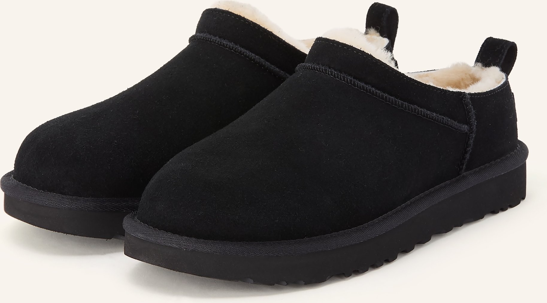 Ugg Pantoletten Classic Micro schwarz