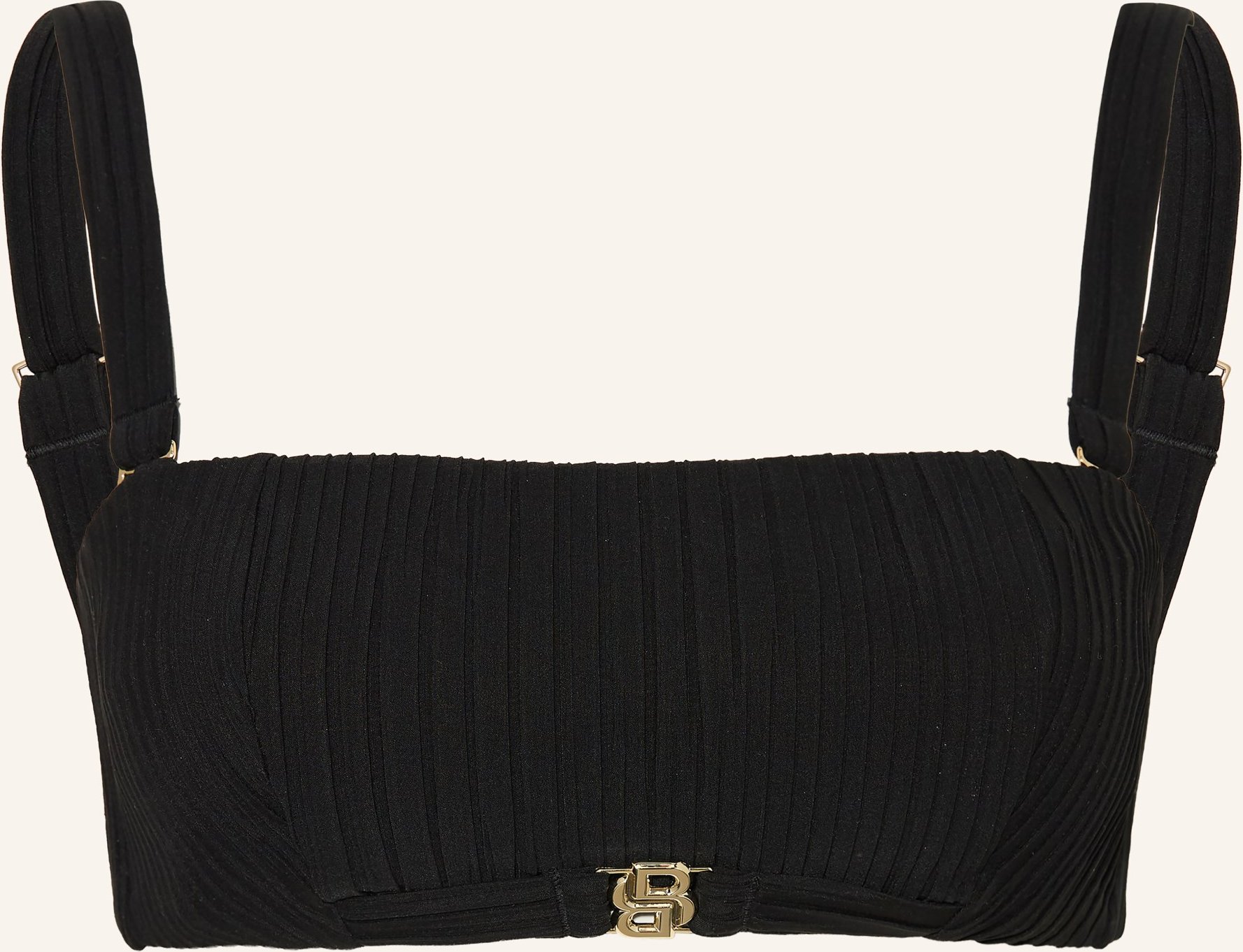Boss Bandeau-Bikini-Top Double B schwarz