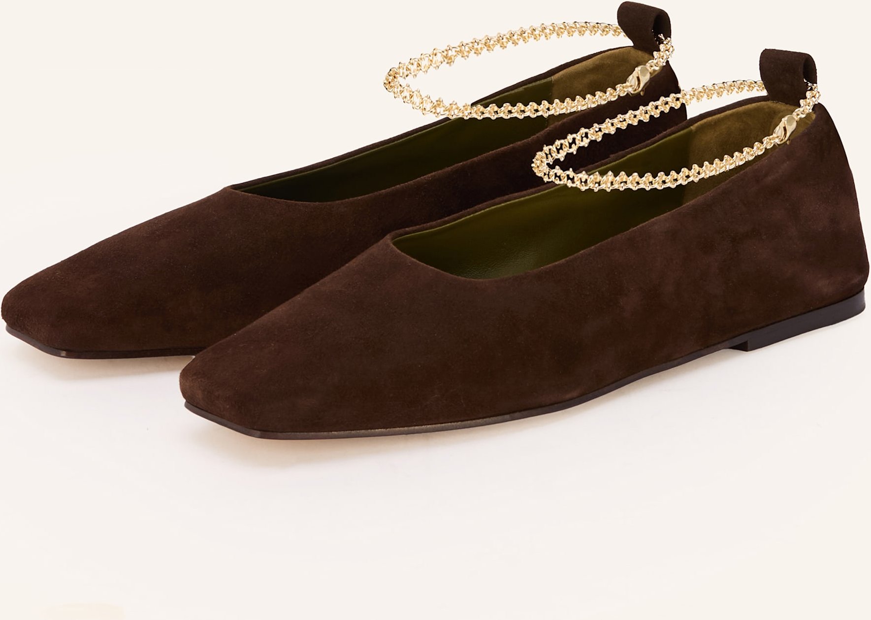 Maria Luca Ballerinas Augusta braun