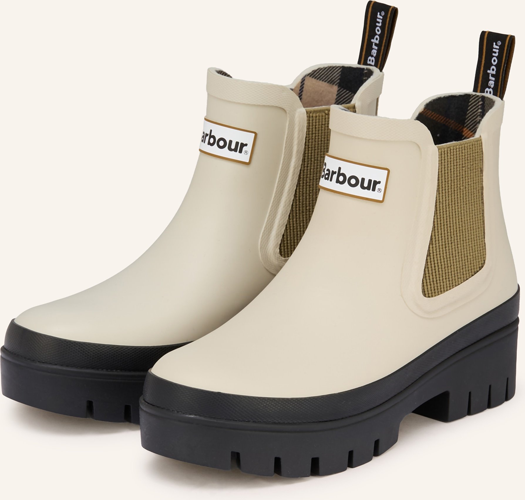 Barbour Gummistiefel Halton gruen