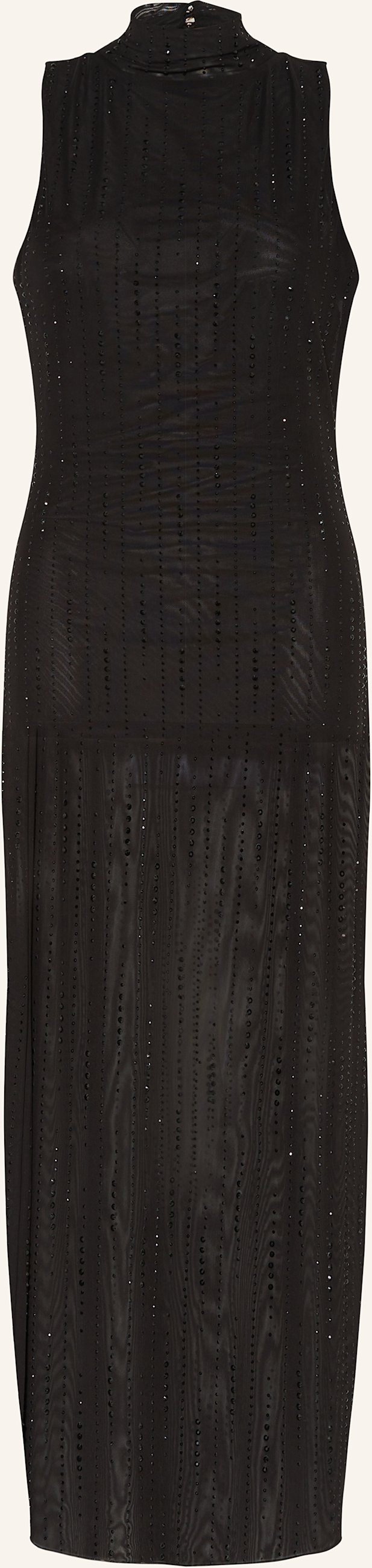 Thumbnail - Liu Jo Mesh-Kleid Mit Schmucksteinen schwarz