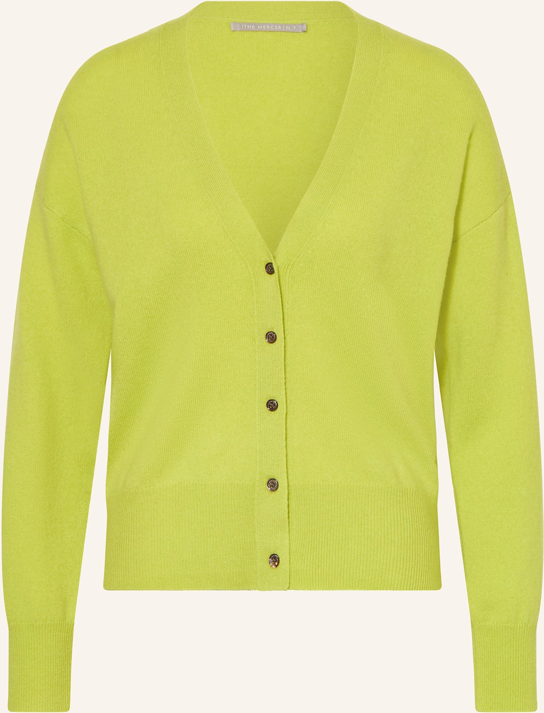 (The Mercer) N.Y. Strickjacke Aus Cashmere gruen