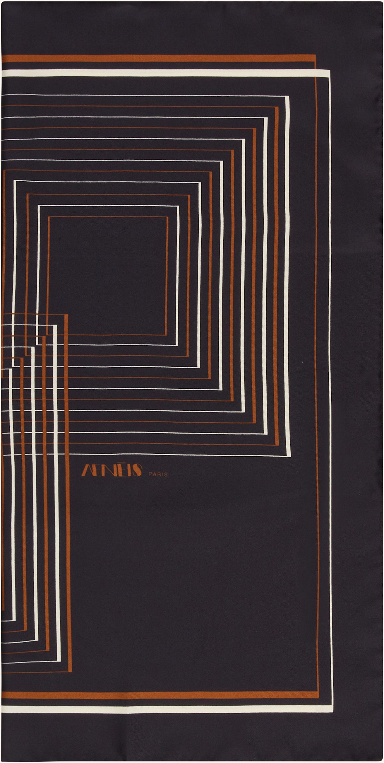 Aeneis Seidentuch blau