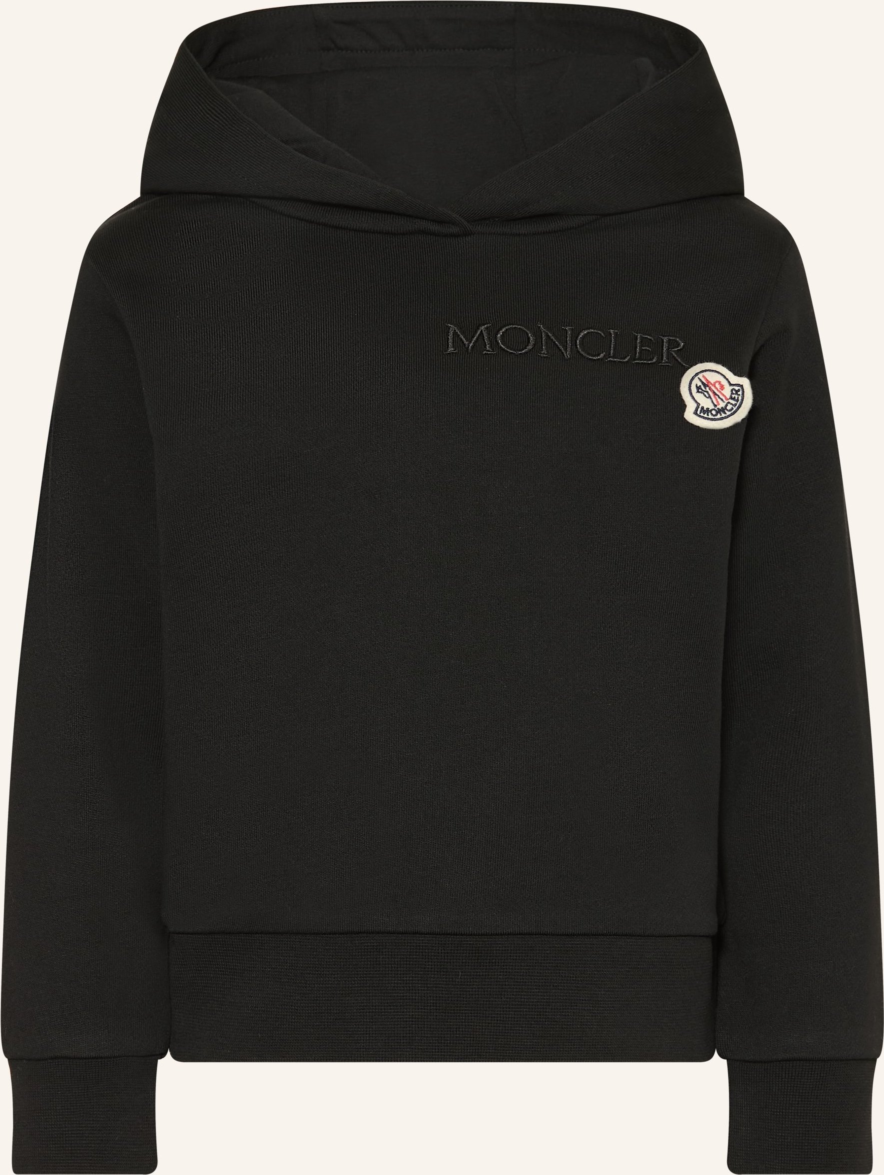 Moncler Enfant Hoodie schwarz