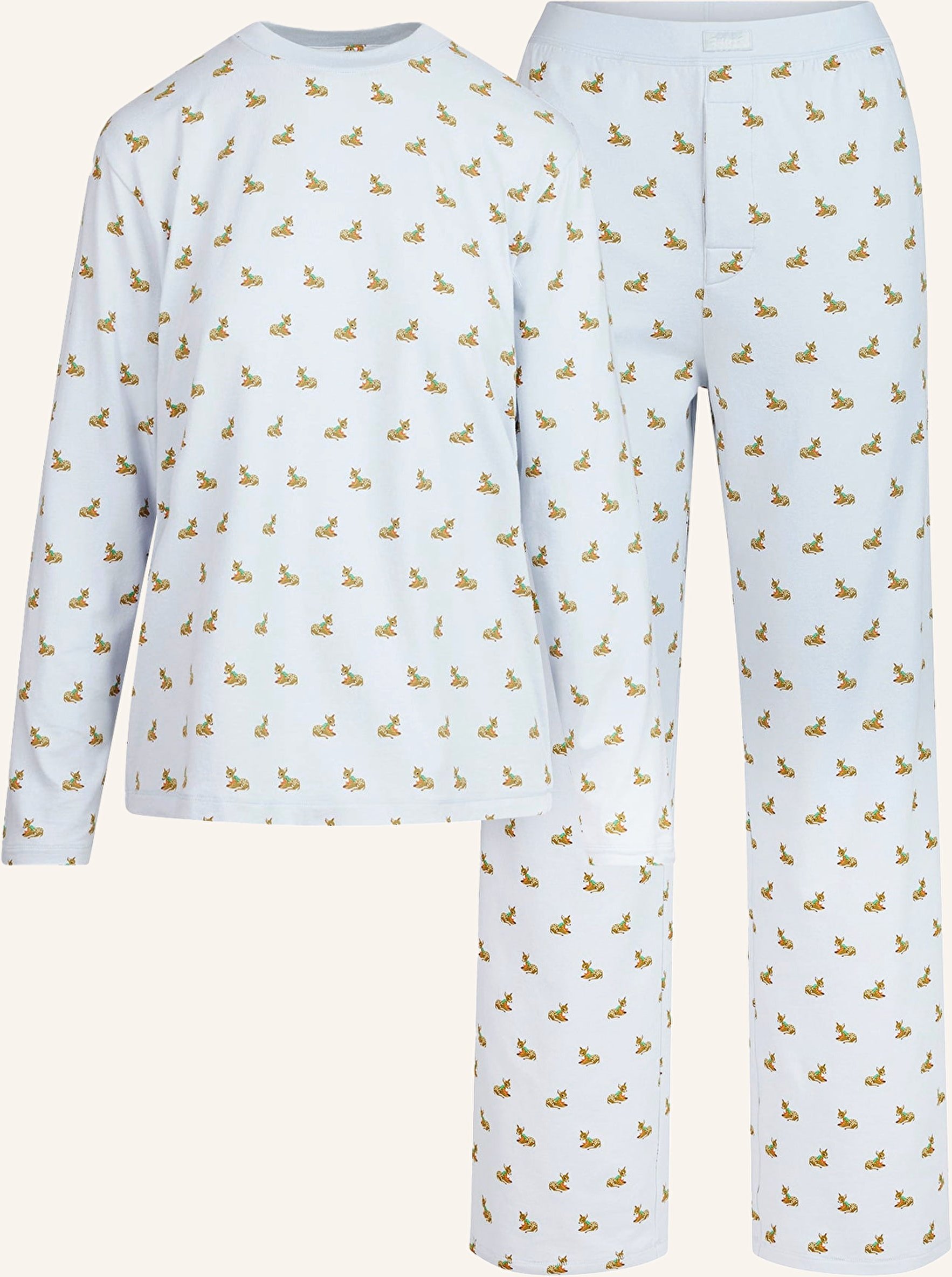 Skims Schlafanzug Boyfriend blau