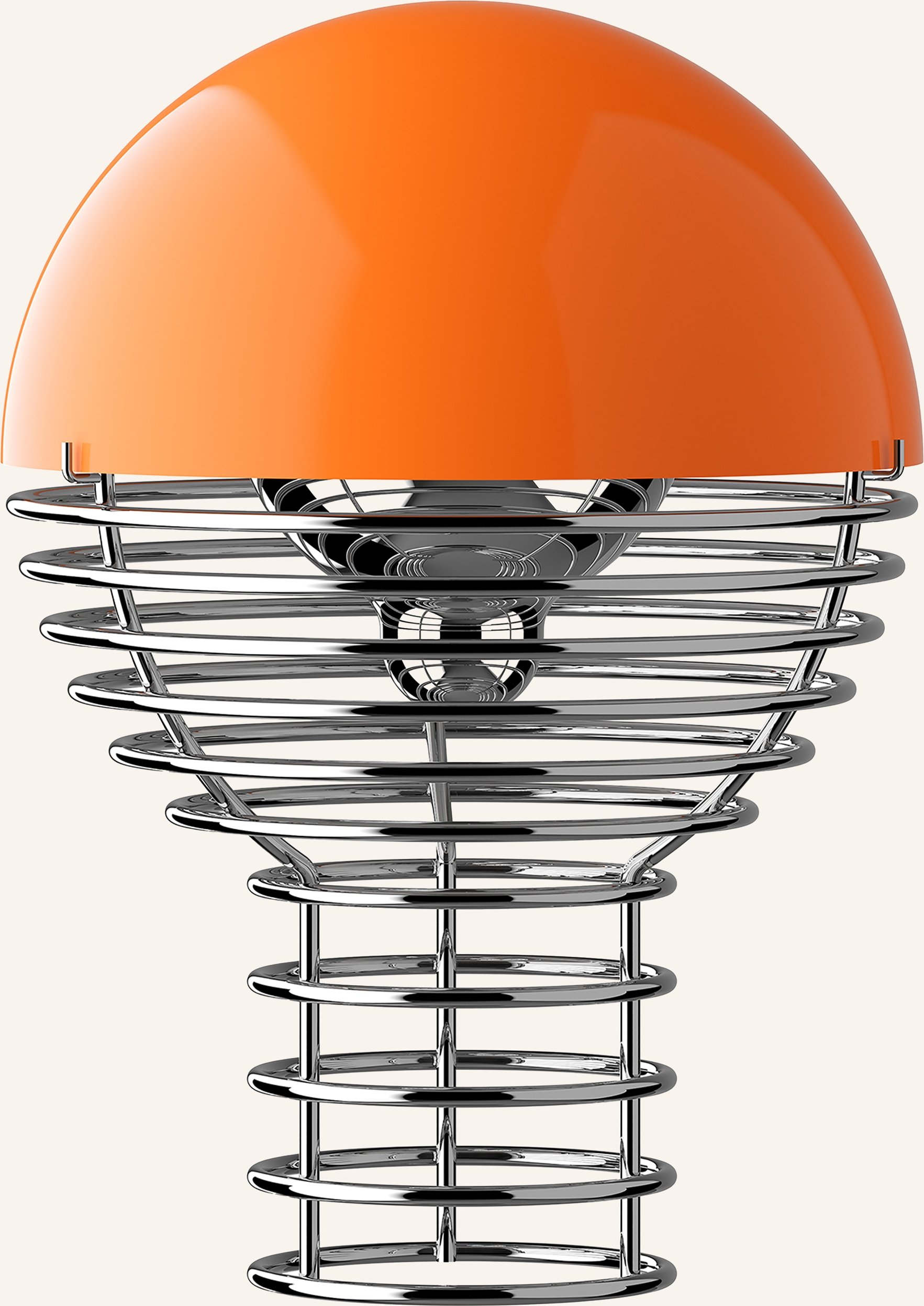 Verpan Tischleuchte Wire orange