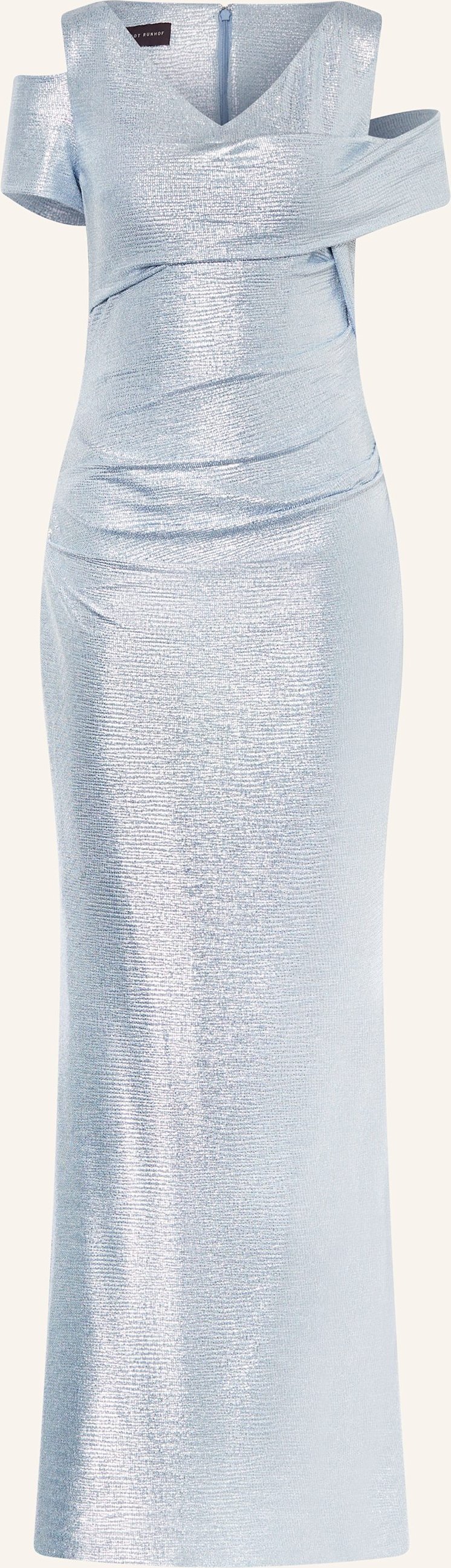 Thumbnail - Talbot Runhof Abendkleid Mit Glitzergarn silber