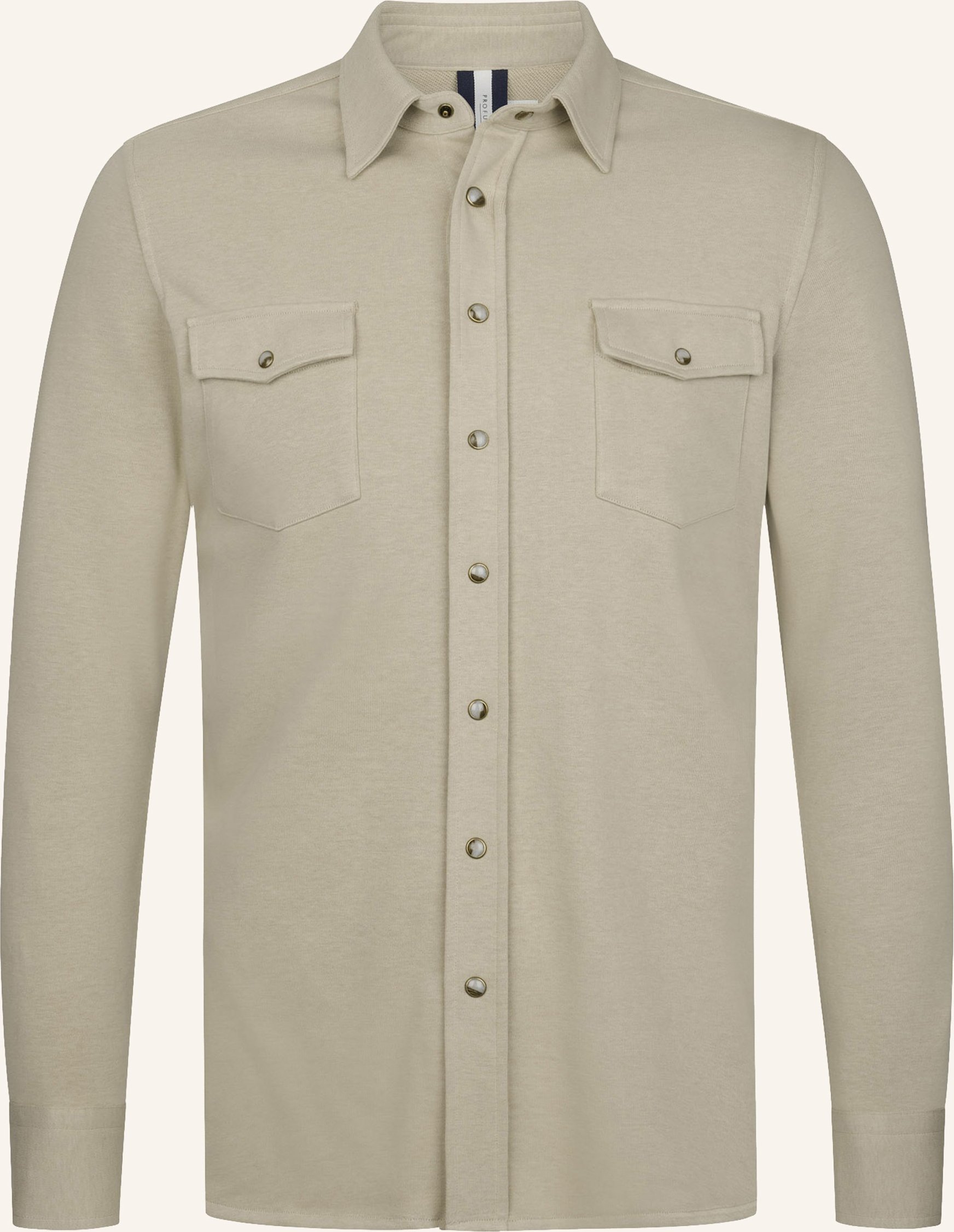 Profuomo Solid Overshirt beige