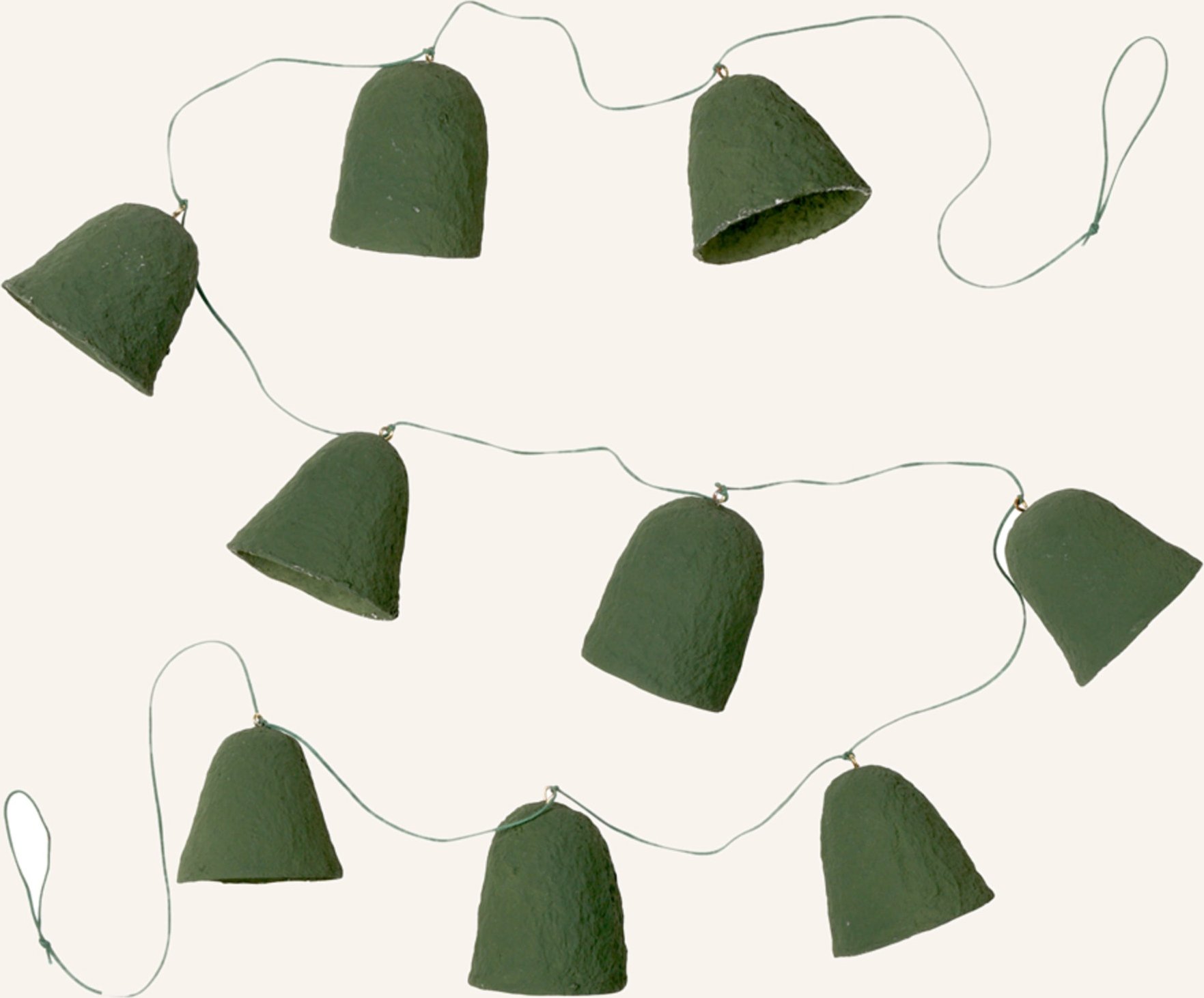 Broste Copenhagen Girlande Pulp gruen