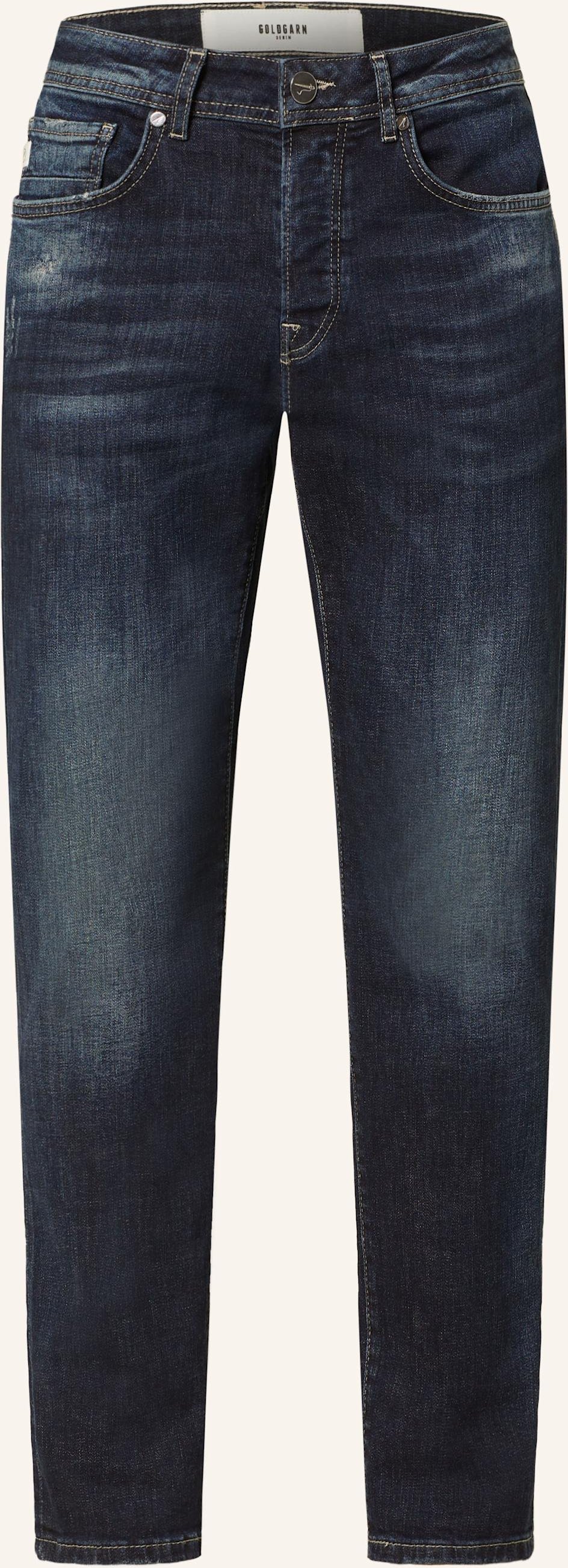 Goldgarn Denim Jeans u2 Tapered Fit blau